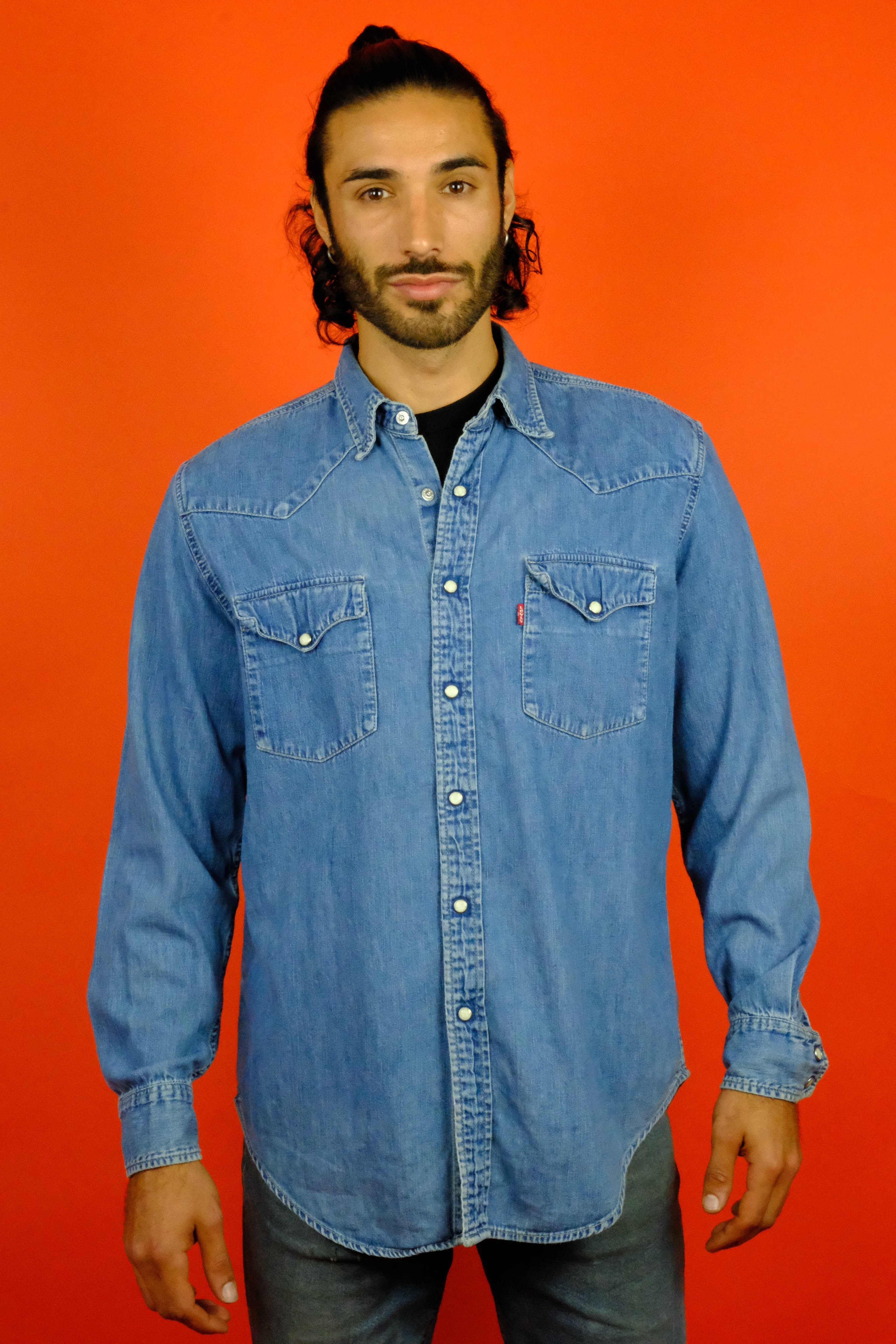 Levi's Red Tab Western Denim Shirt 'L' ~ Vintage Store Clochard92.com