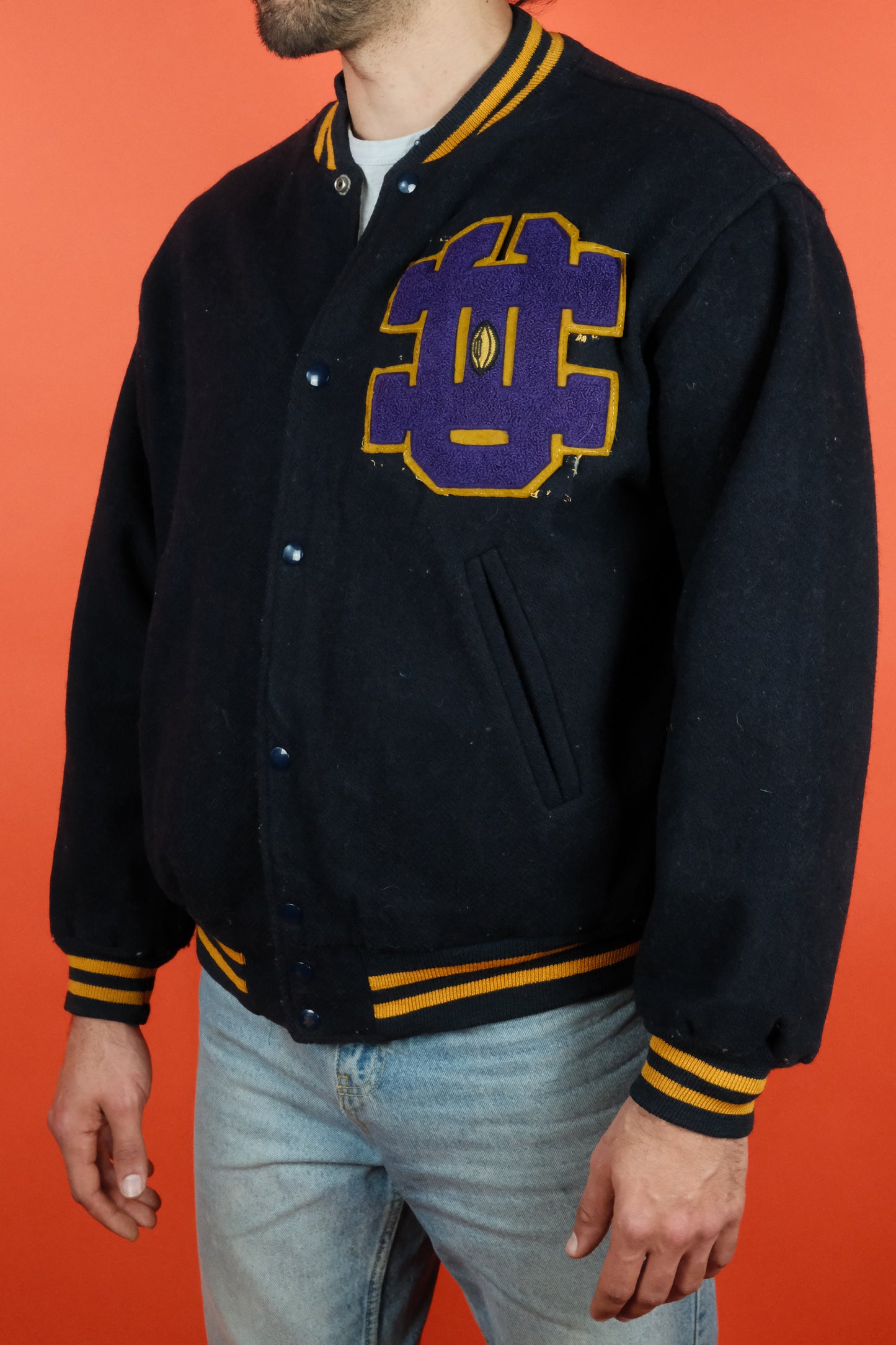 Varsity Jacket Vintage - vintage clothing clochard92.com