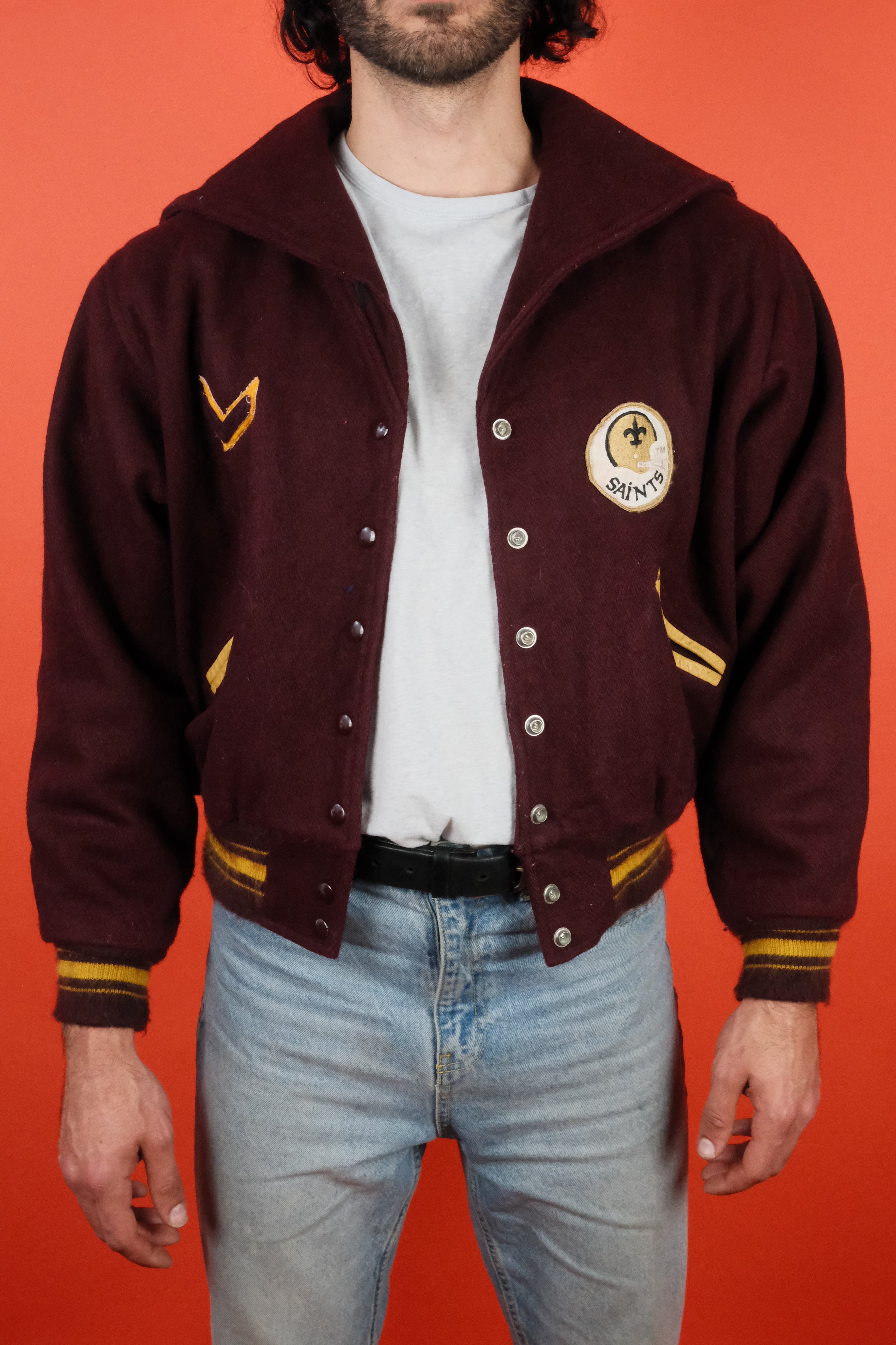 All saints varsity discount jacket