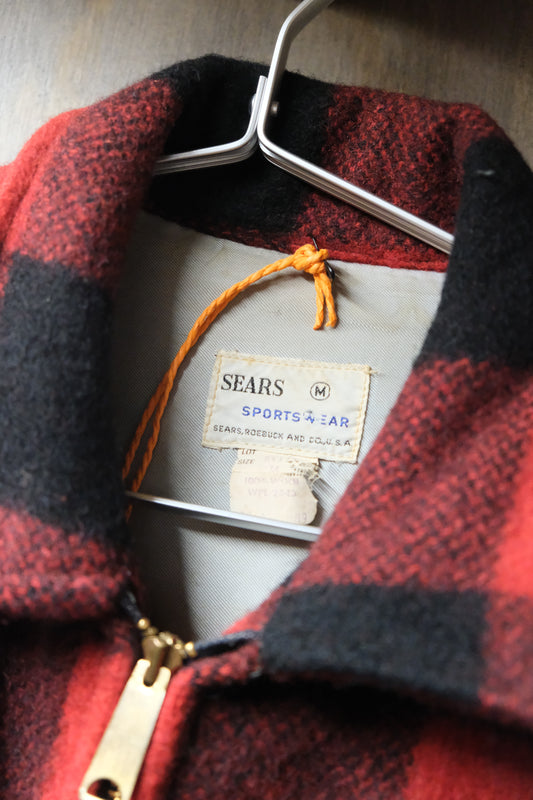 Vintage 1950s buffalo plaid by Sears M