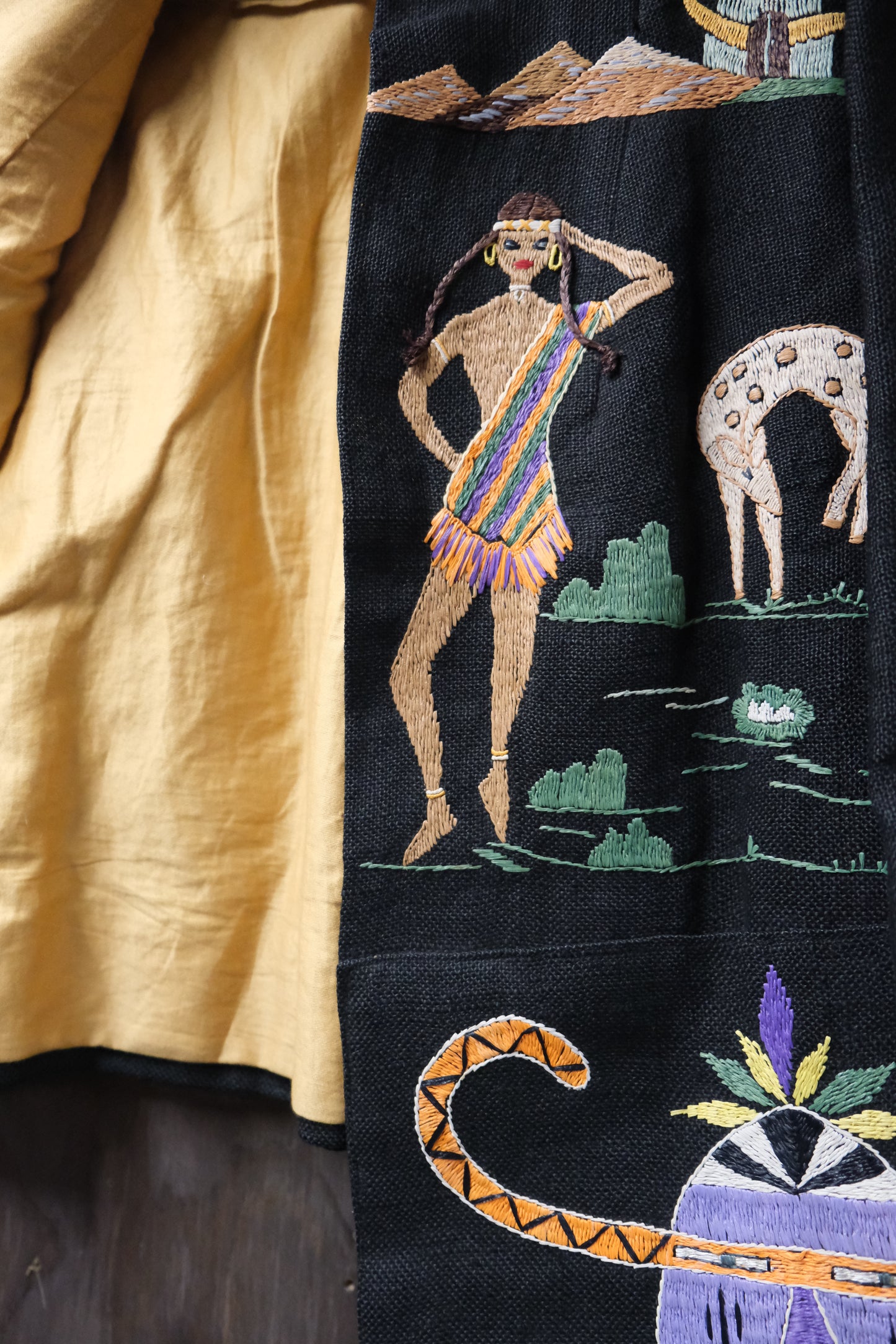 Vintage embroidery jacket S/M