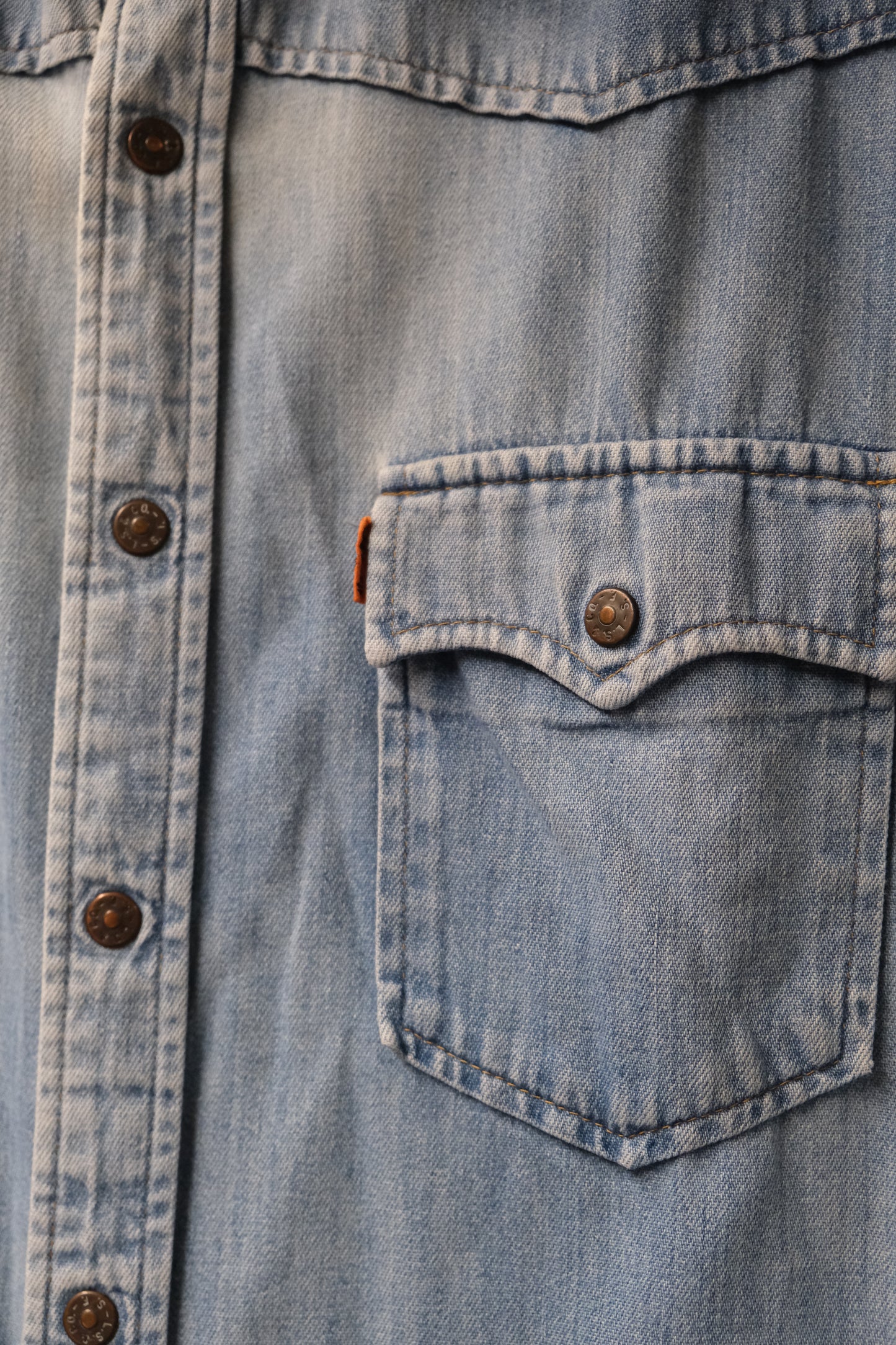 Vintage Levi's western denim shirt S/M