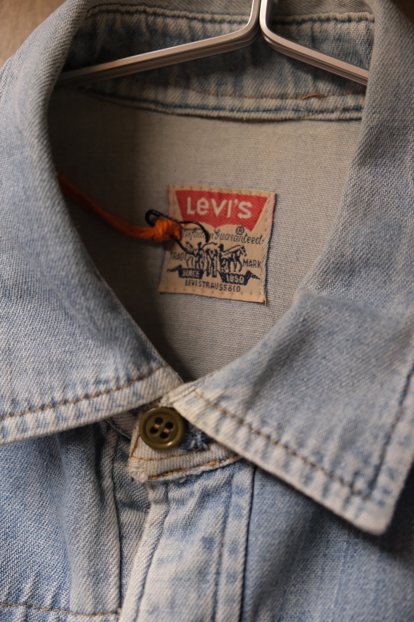 Vintage Levi's western denim shirt S/M