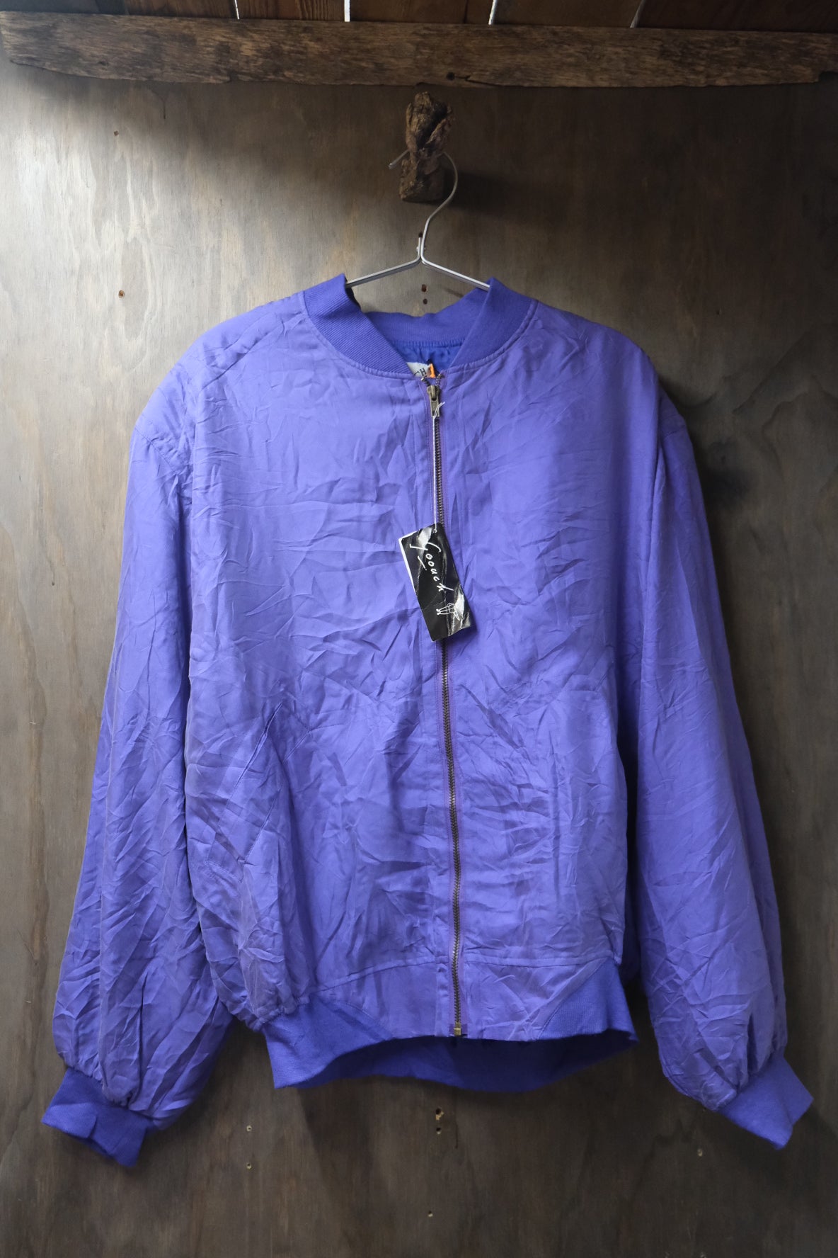 1980s Silk bomber NOS size M