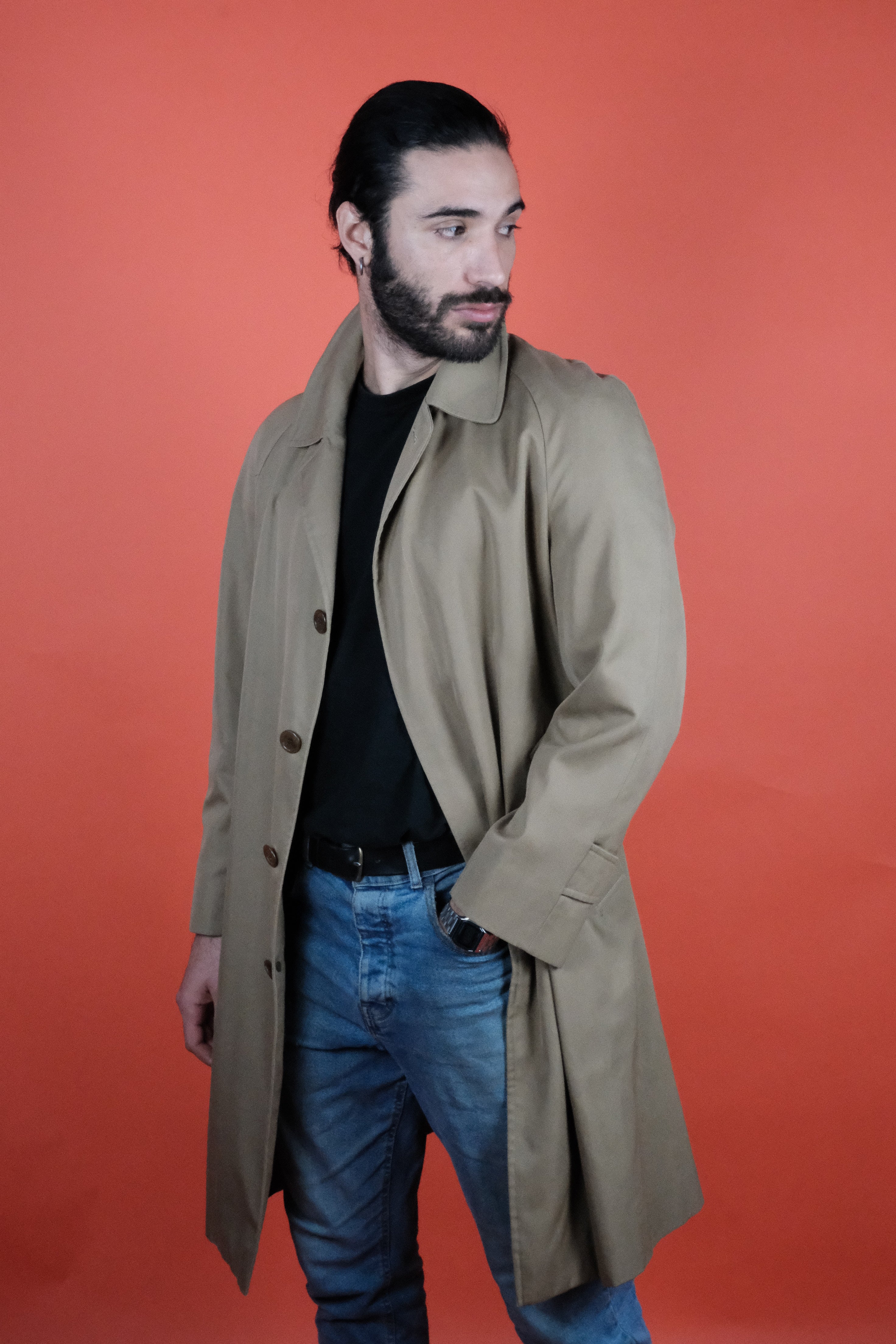 Aquascutum Trench Over coat Vintage Store Clochard92