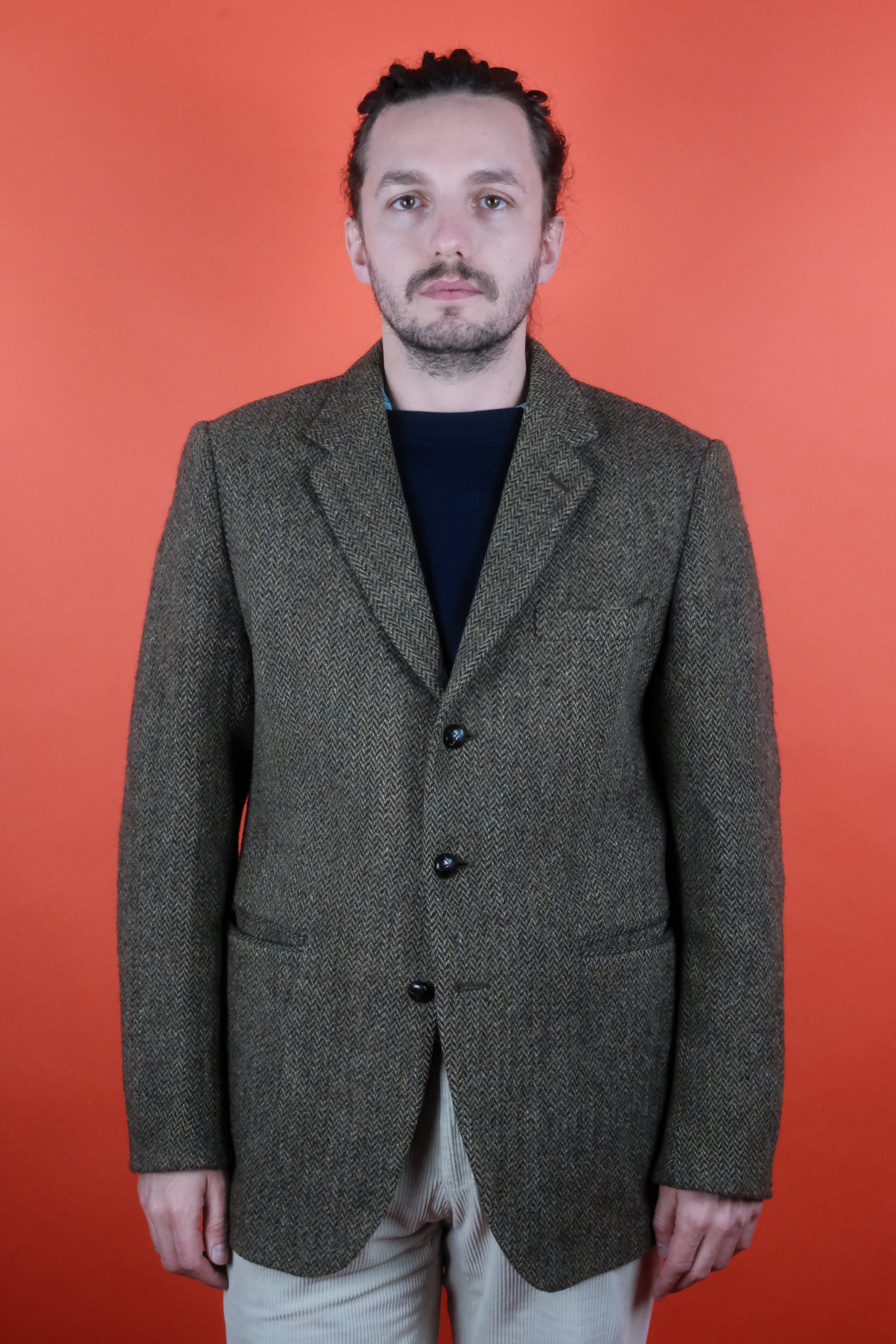 Dunn & Co Harris Tweed Wool Suit Jacket 'L' ~ Vintage Store