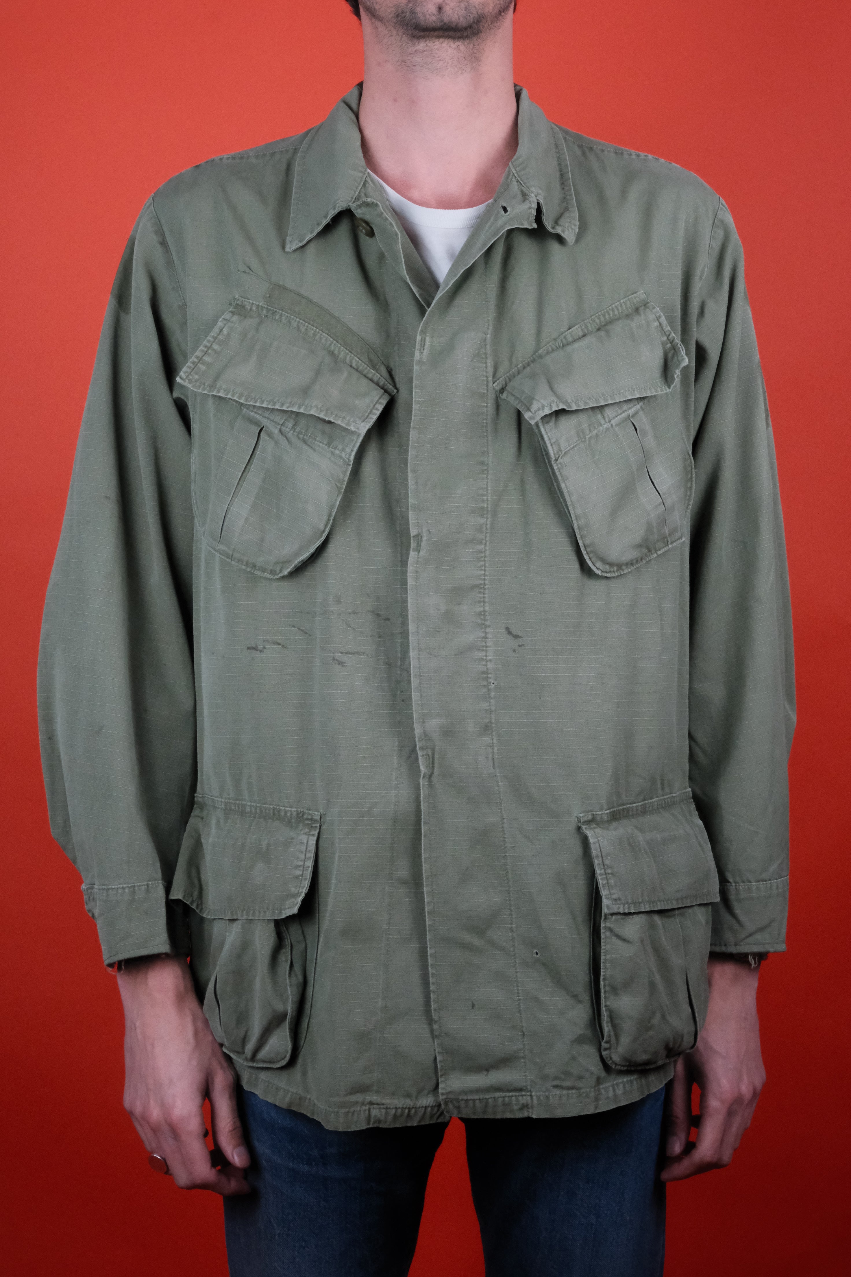 U.S. Army Faded Jungle Jacket Poplin 3-rd Pattern 'M Regular