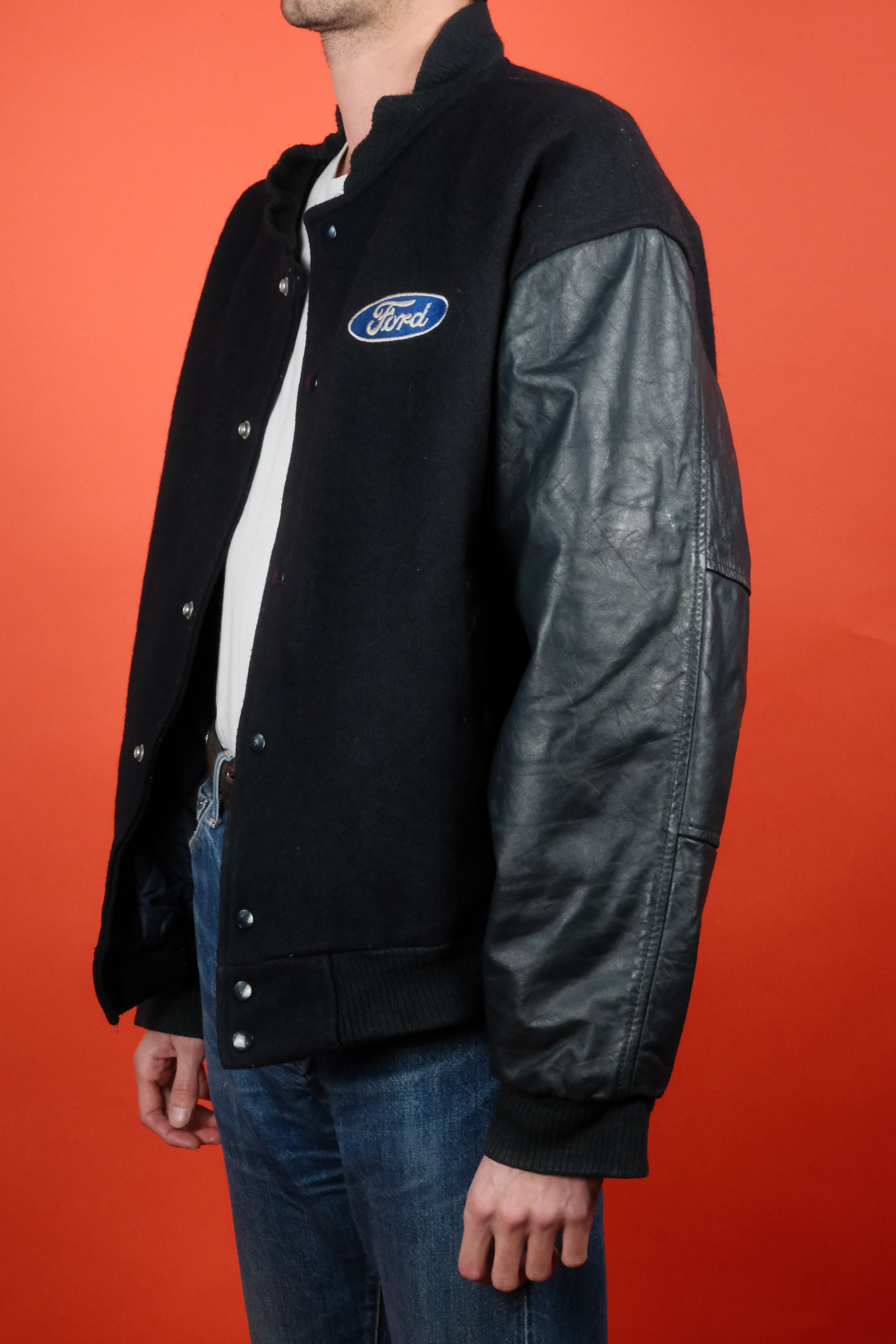 Varsity Jacket 'FORD' L ~ Vintage Store Clochard92.com