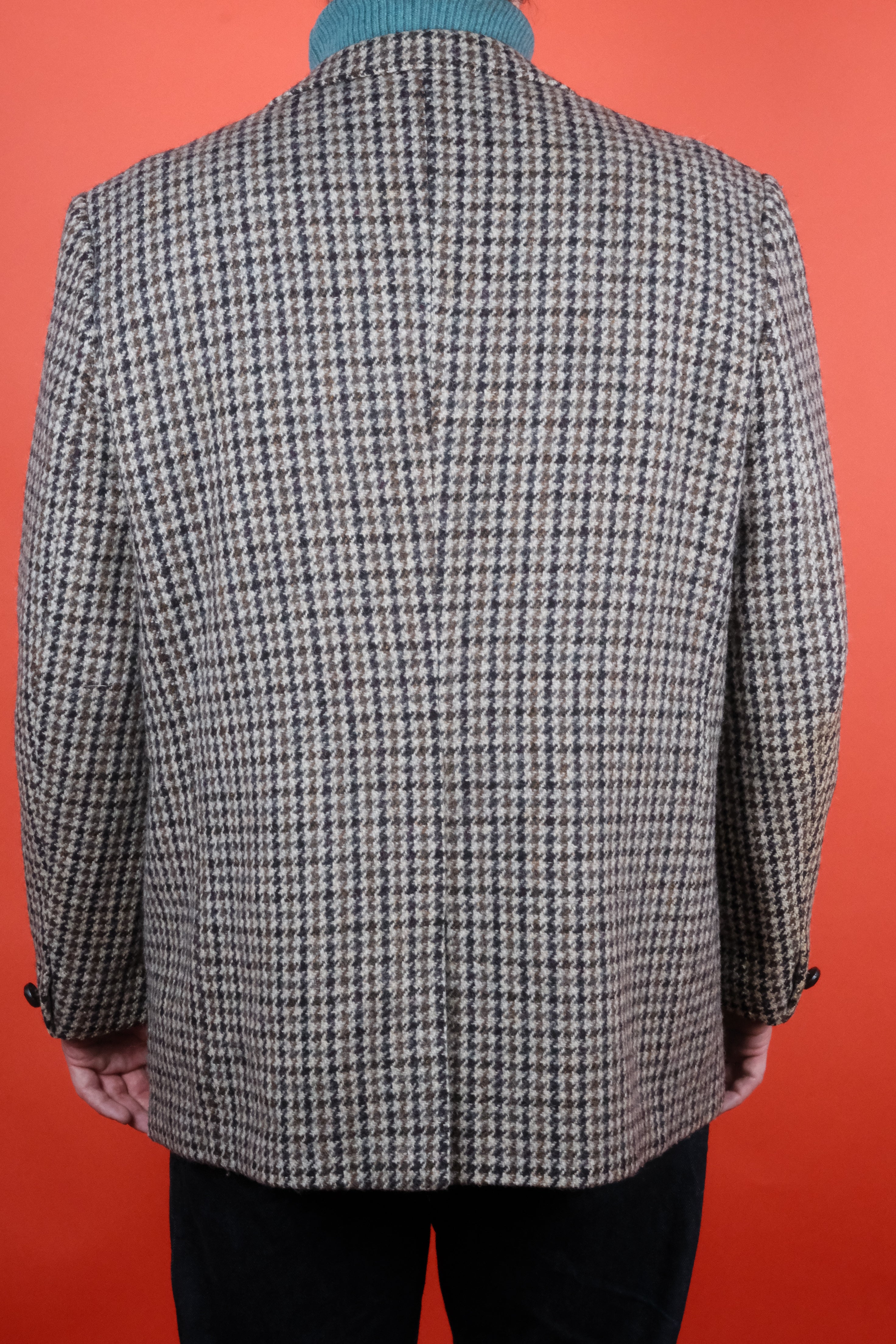 Harris tweed hot sale houndstooth jacket