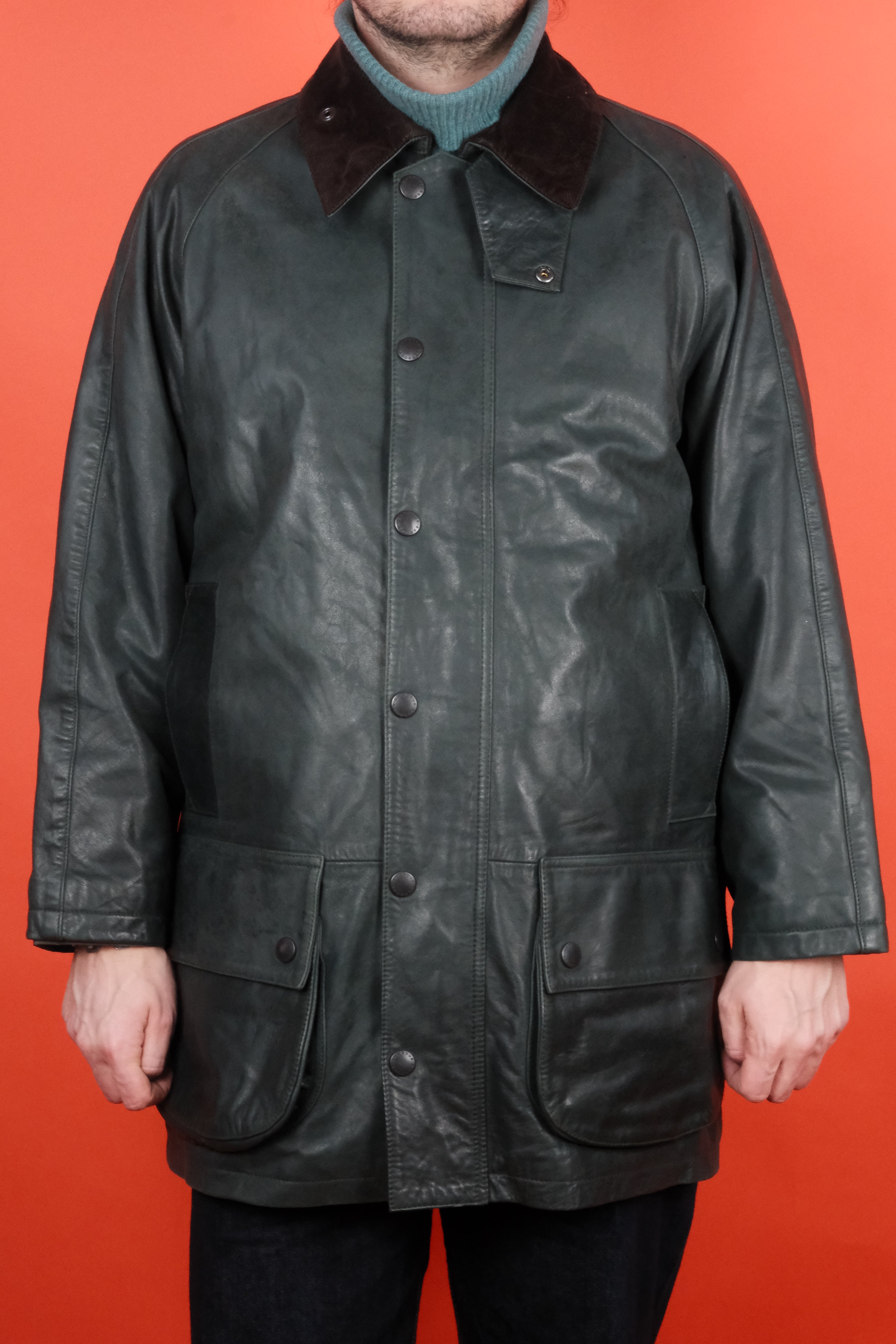 Barbour lederjacke sale