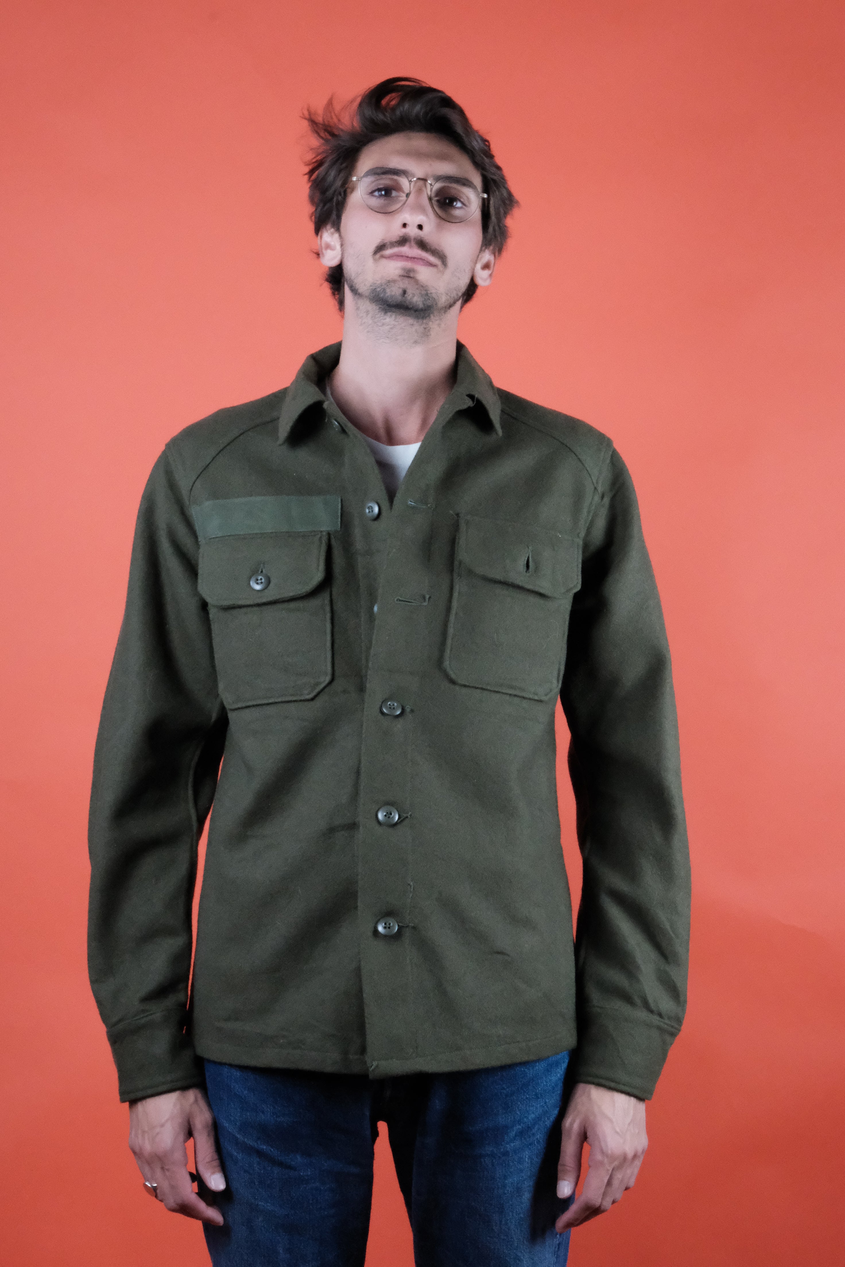 US Army OG-108 Utility Shirt ~ Vintage Store Clochard92.com