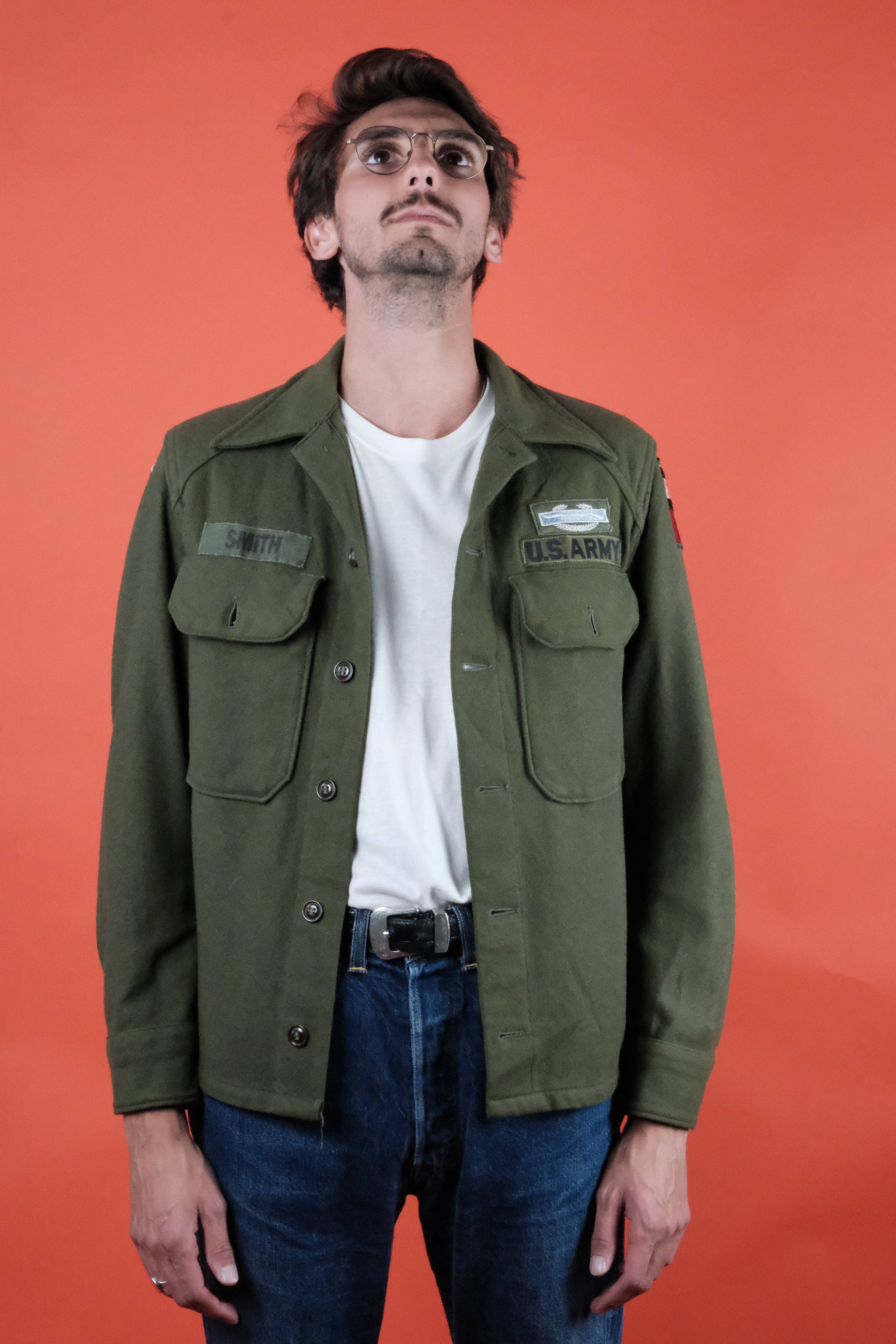 US Army OG-108 Shirt ( Name Smith) ~ Vintage Store Clochard92.com