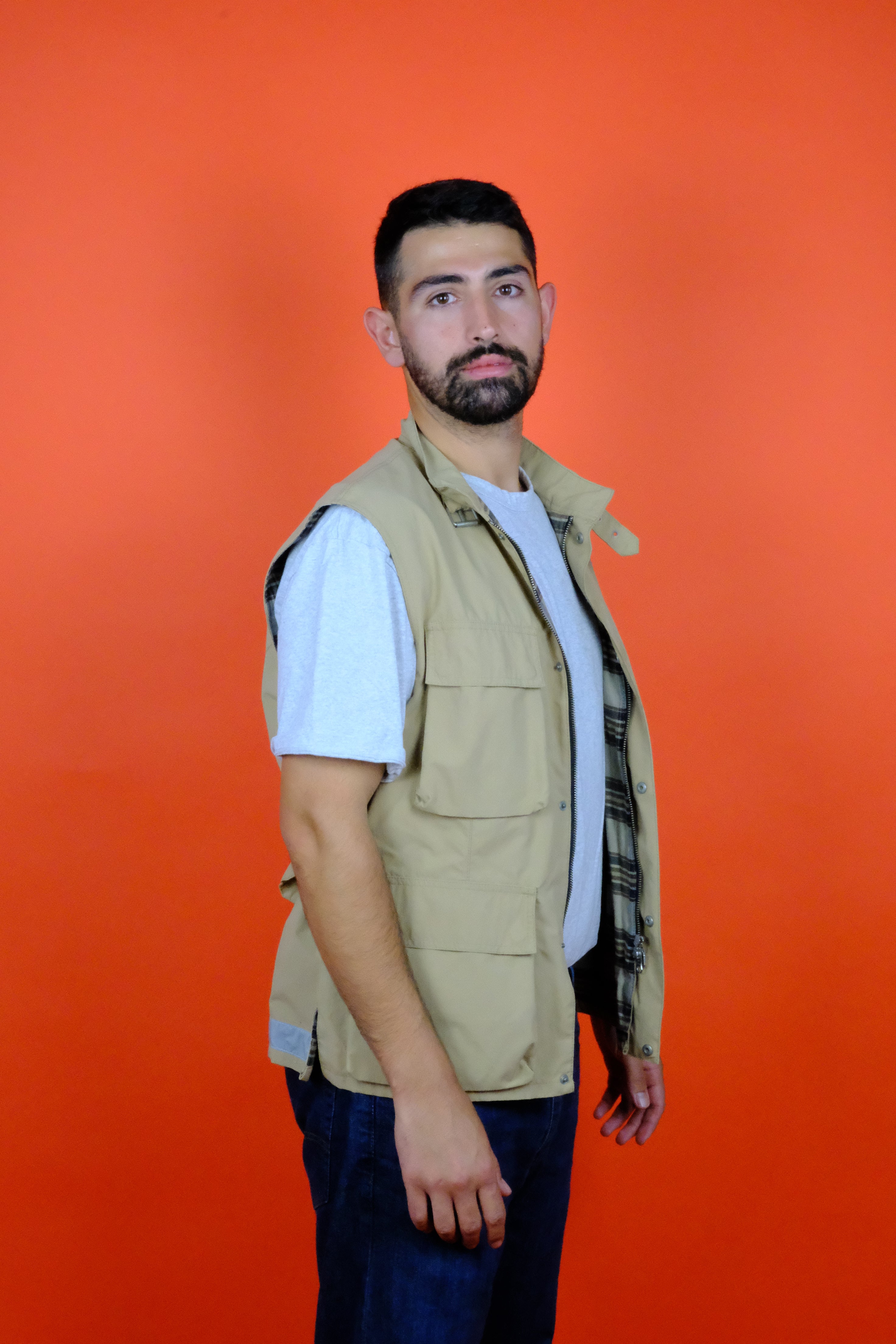 Utility vest hot sale mens fashion