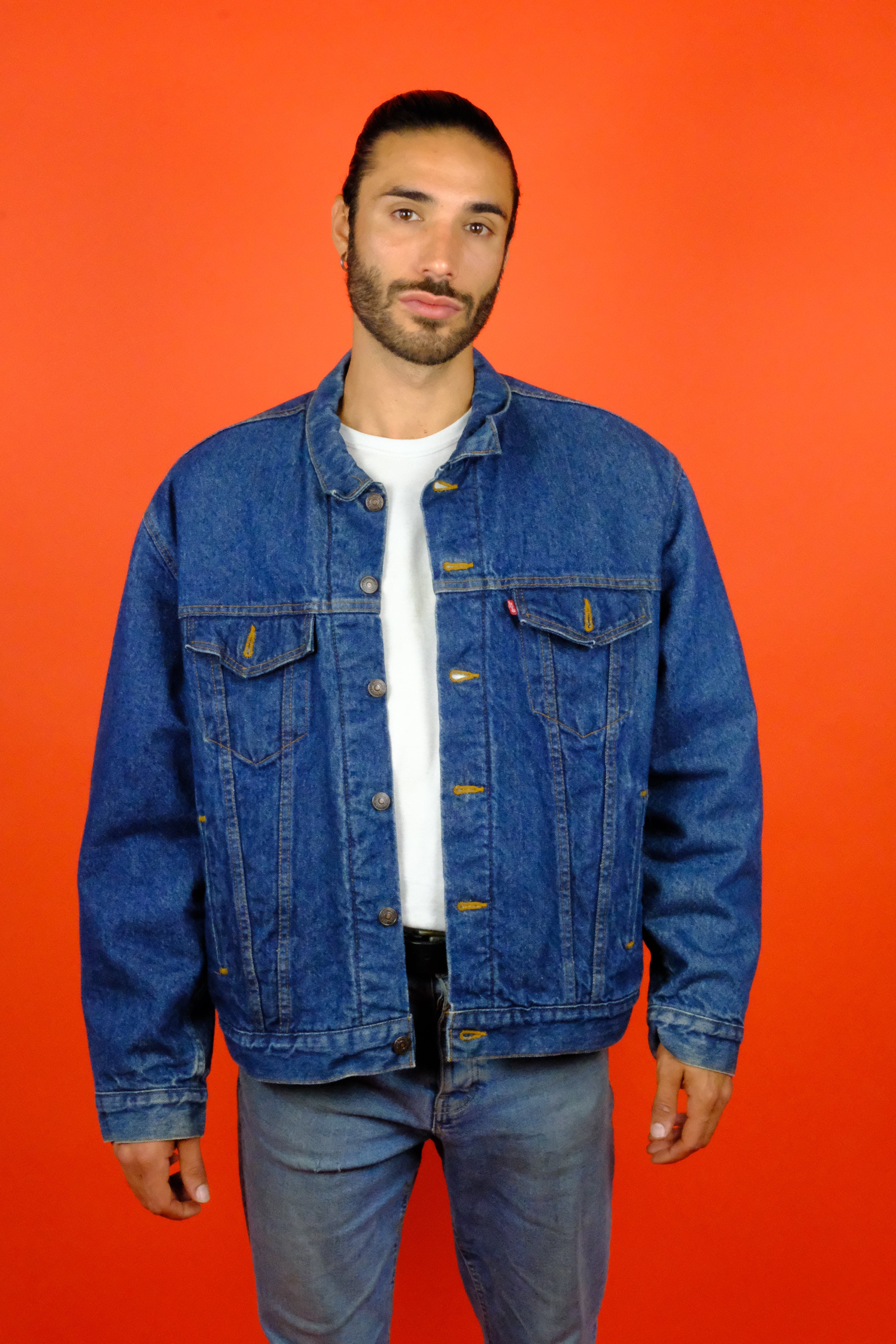 Levi's 'Red Tab' Made in USA Denim Trucker Jacket w/ Lining