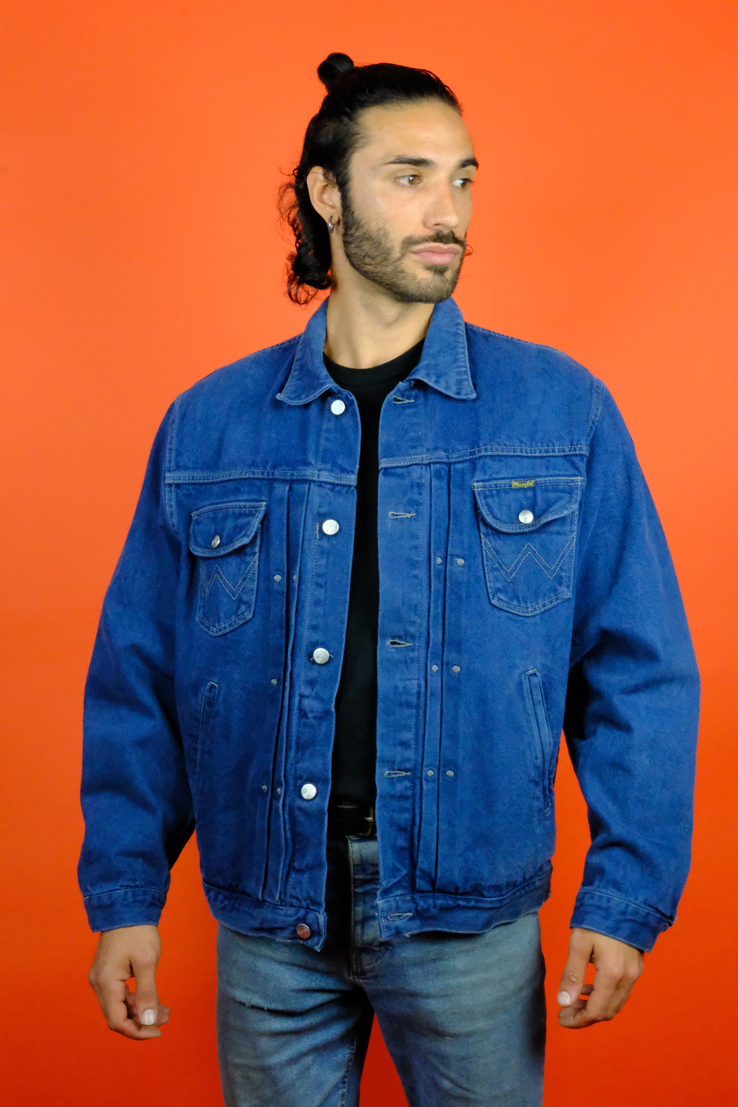 Wrangler denim hot sale jacket xl