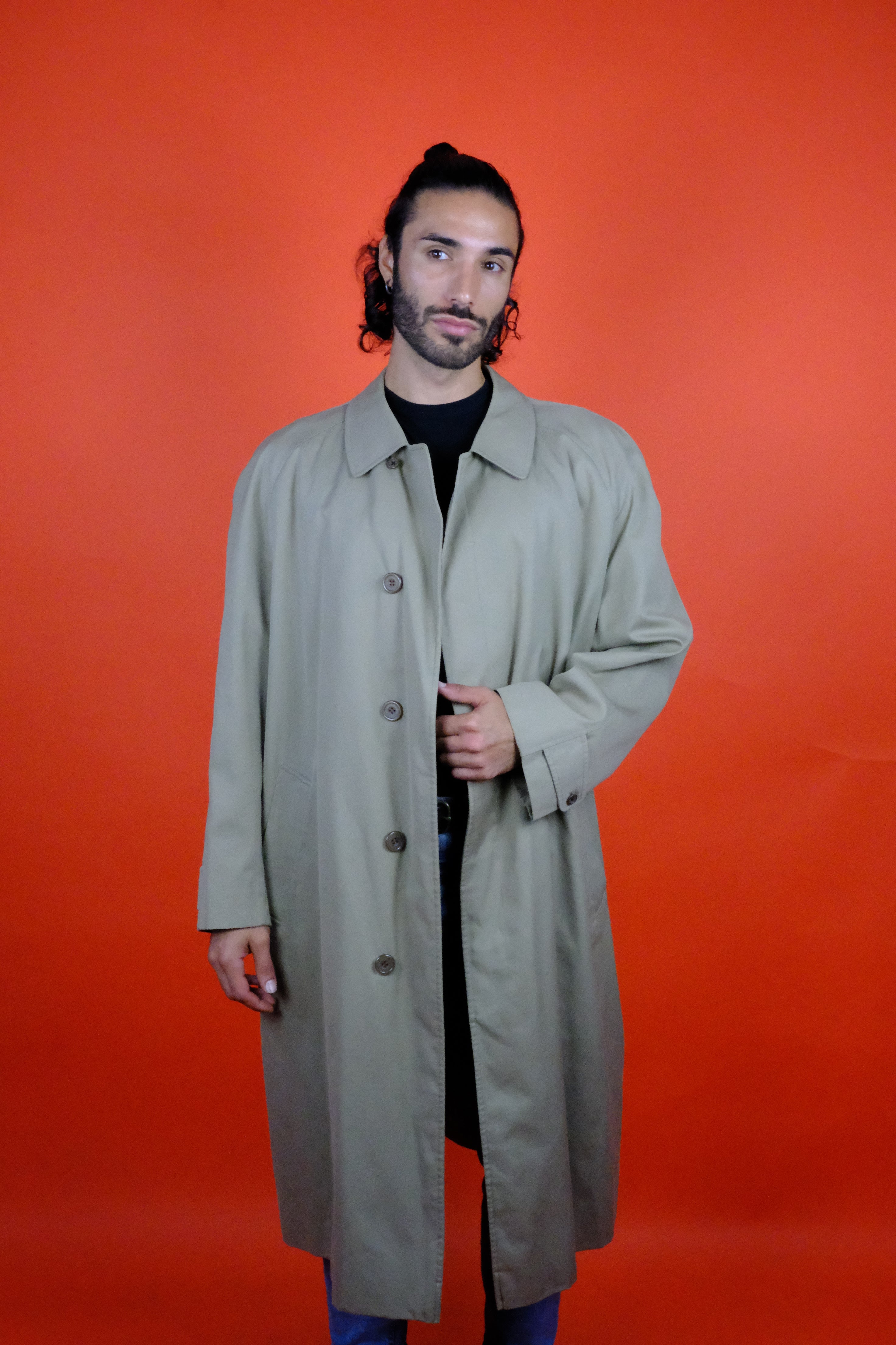 Aquascutum of London 48Reg Trench Coat Vintage Store