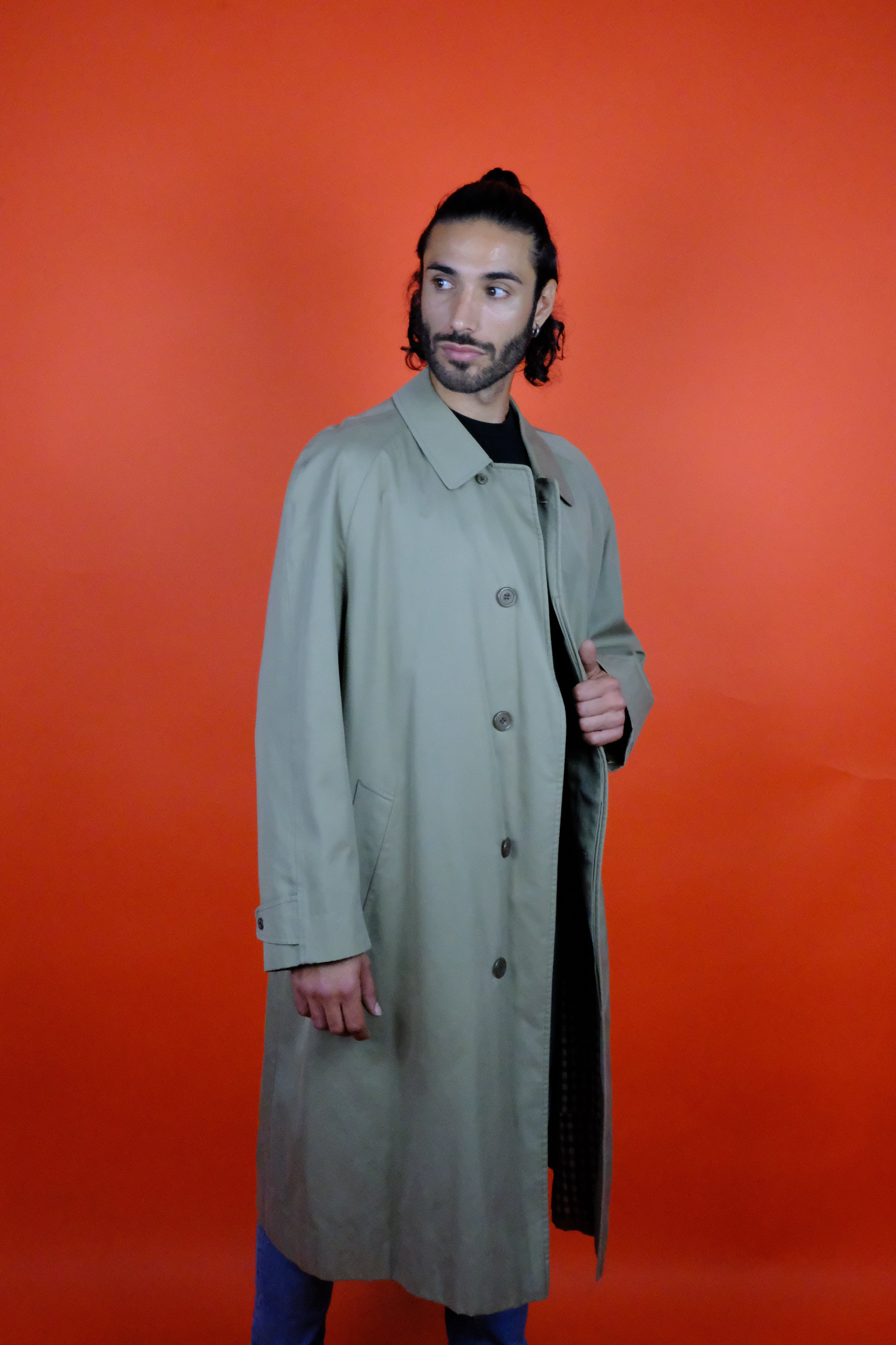 Aquascutum of London 48Reg Trench Coat Vintage Store