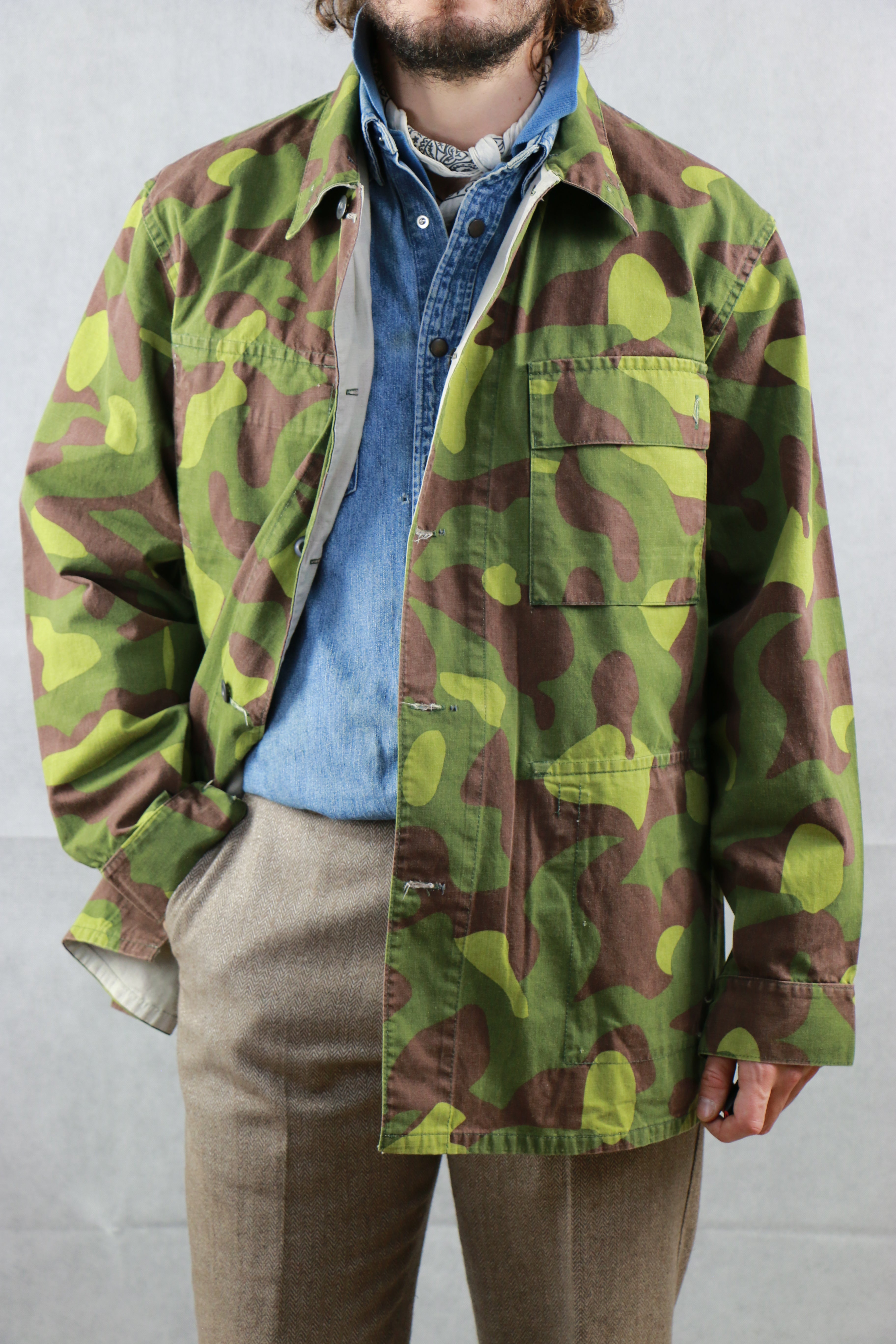 Finnish Military Jacket reversible ~ Vintage Store Clochard92.com