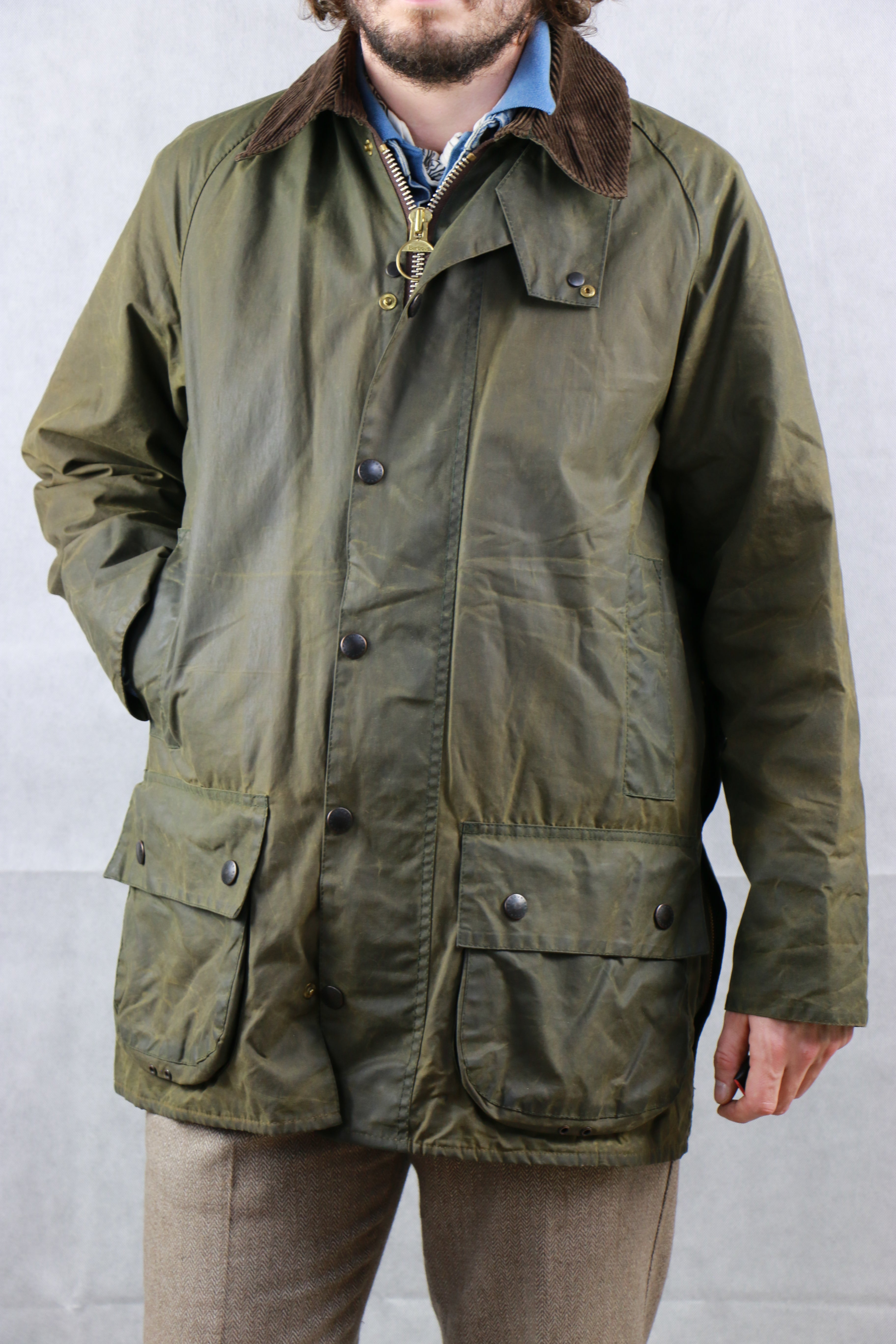 Barbour beaufort green on sale