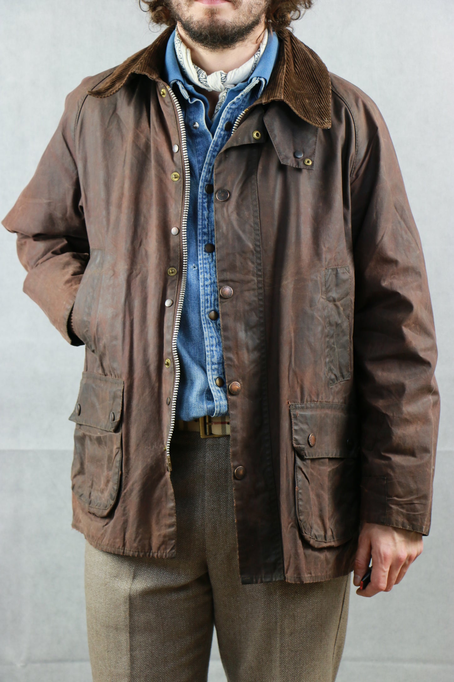 Barbour Bedale Jacket bordeaux Colour - vintage clothing clochard92.com