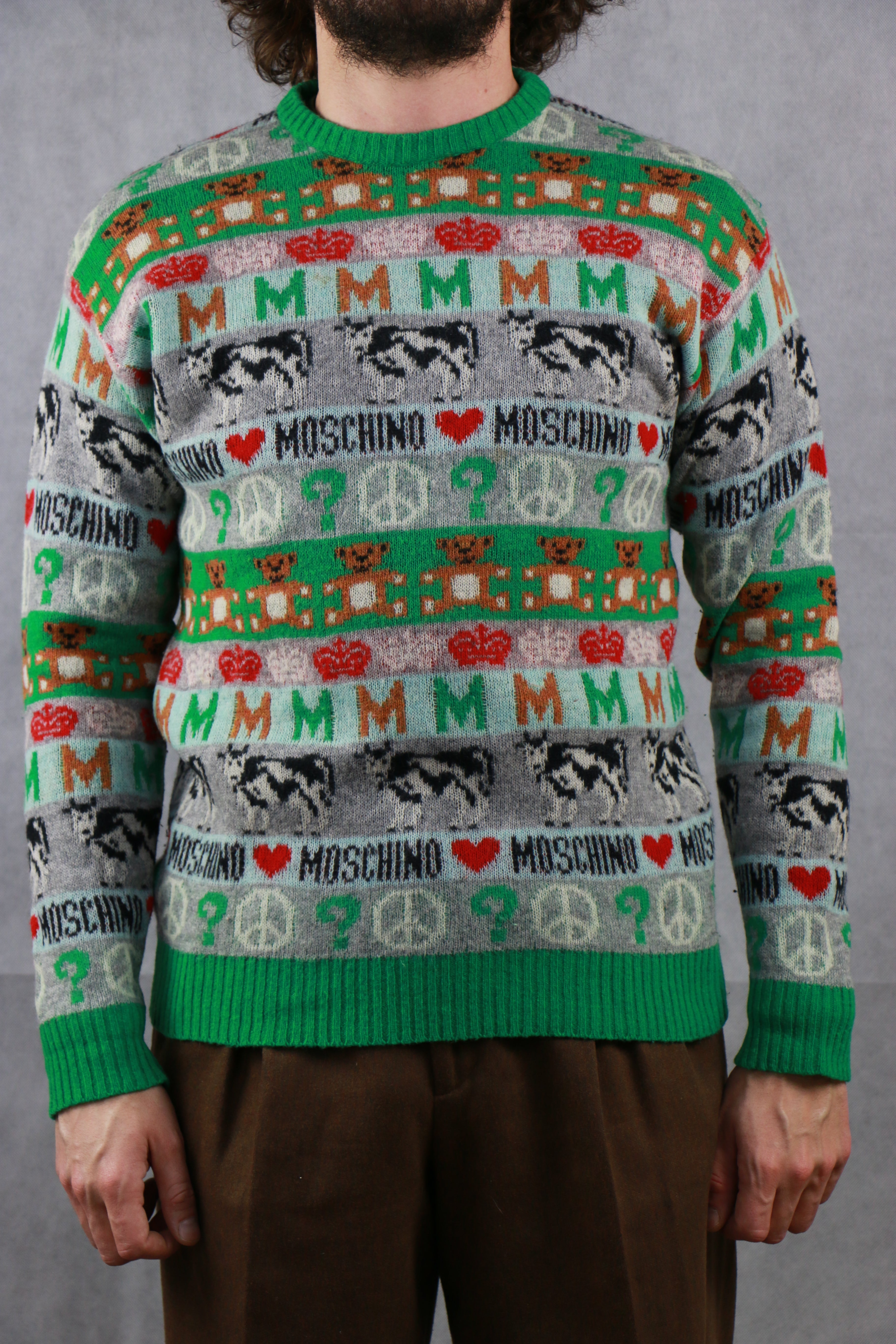 Moschino Sweater 90's ~ Vintage Store Clochard92.com