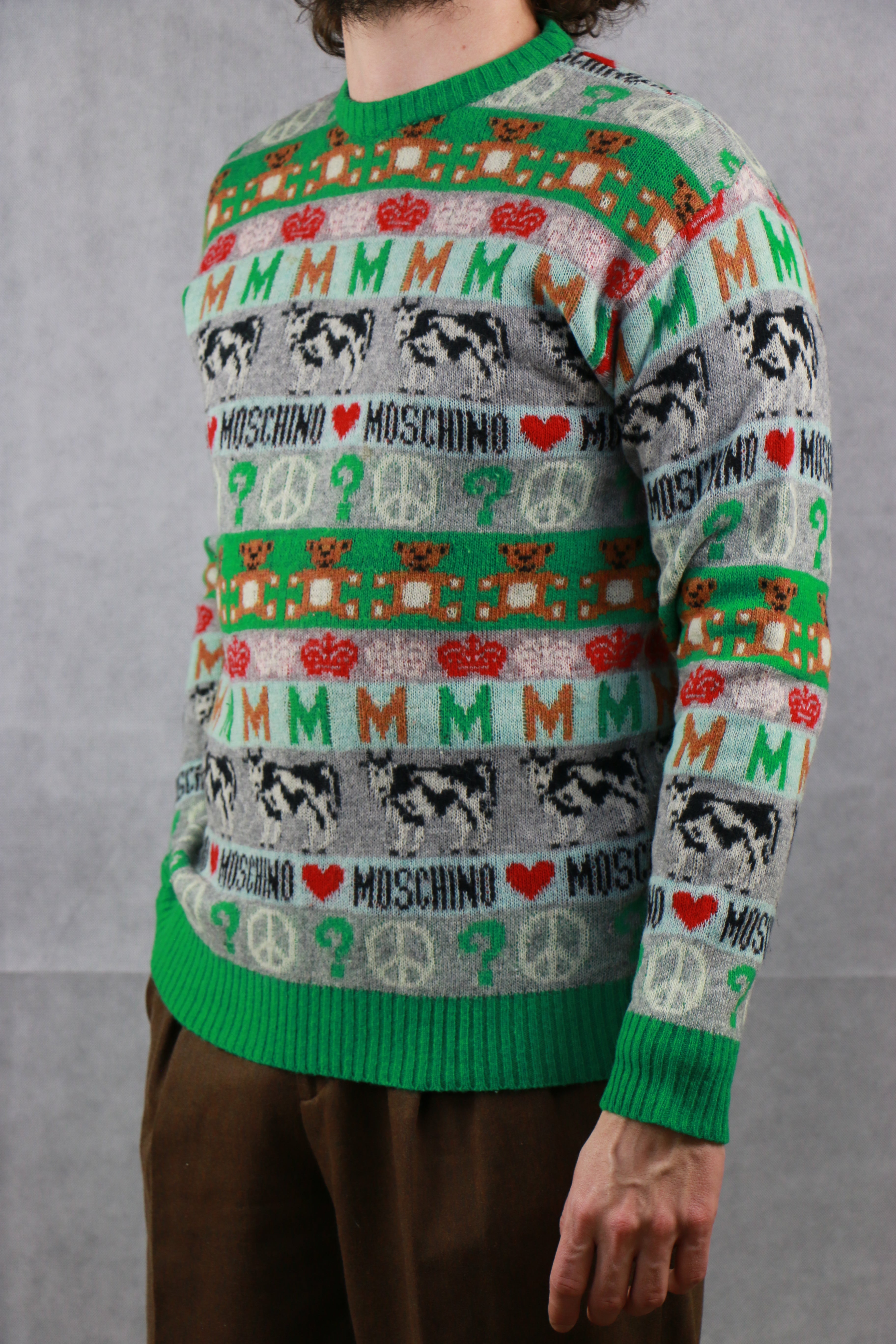 Moschino Sweater 90's ~ Vintage Store Clochard92.com