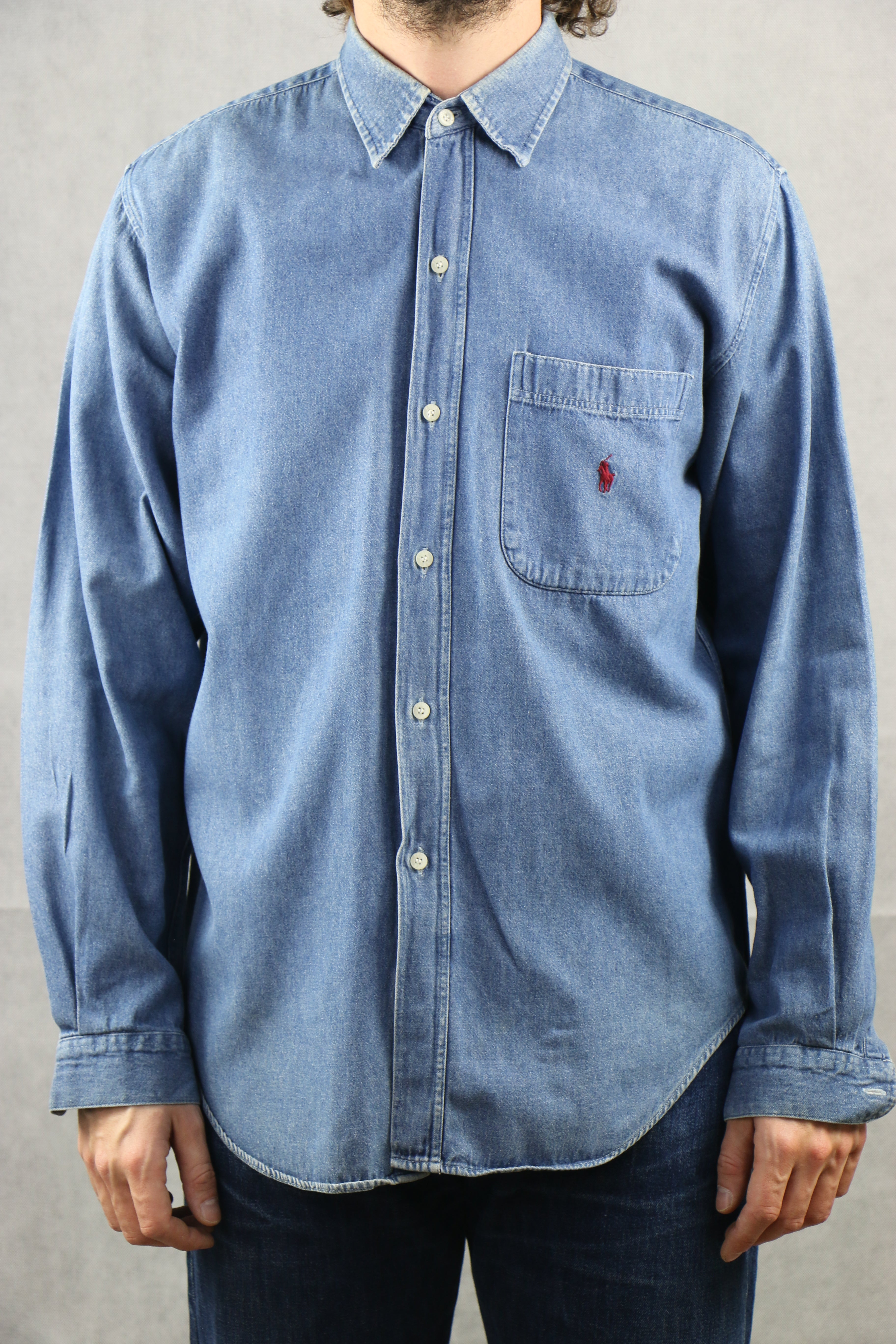 Polo Ralph Lauren Denim Shirt Vintage Store Clochard92