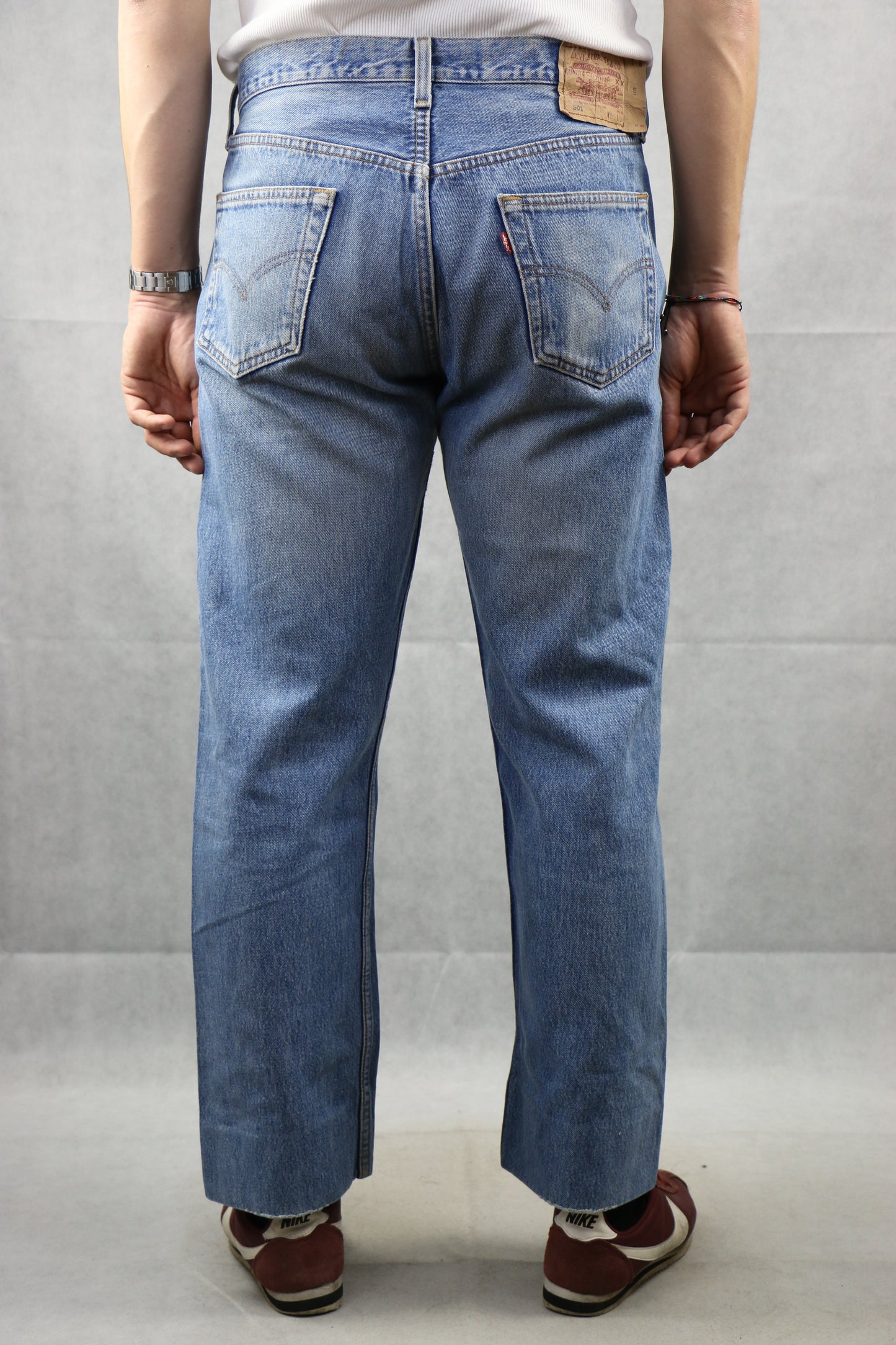 Levi's 501 Made in U.S.A. W36 L36 'cropped' Jeans, clochard92.com