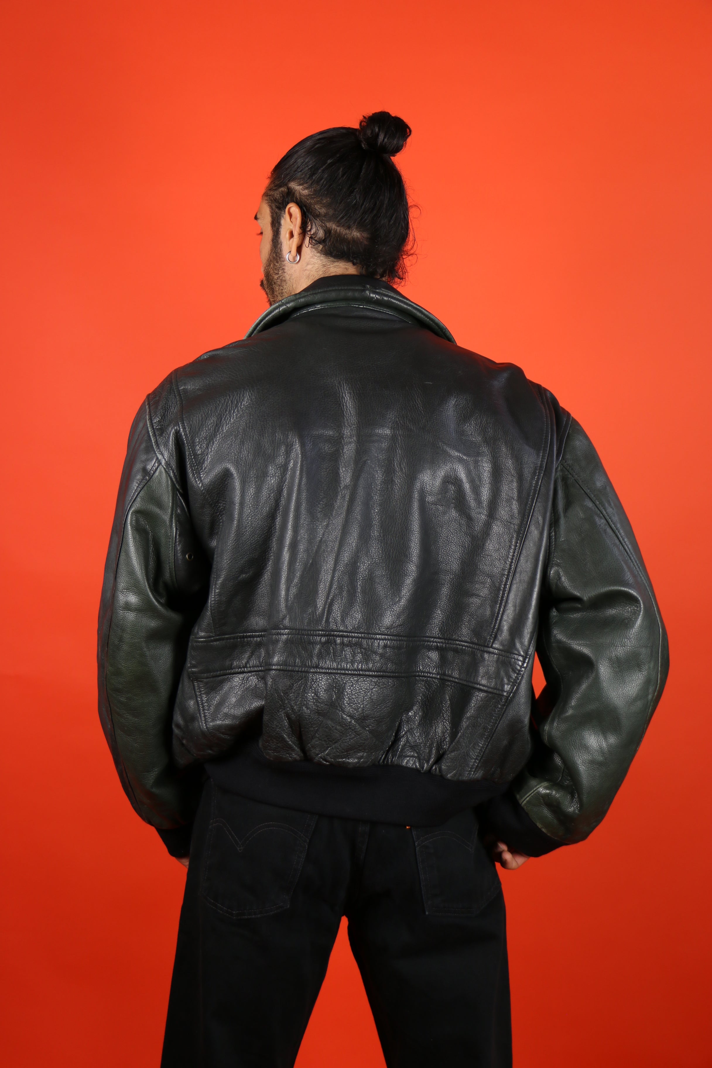 人気商品再入荷 ENRICO MANDELLI used leather jacket - ジャケット