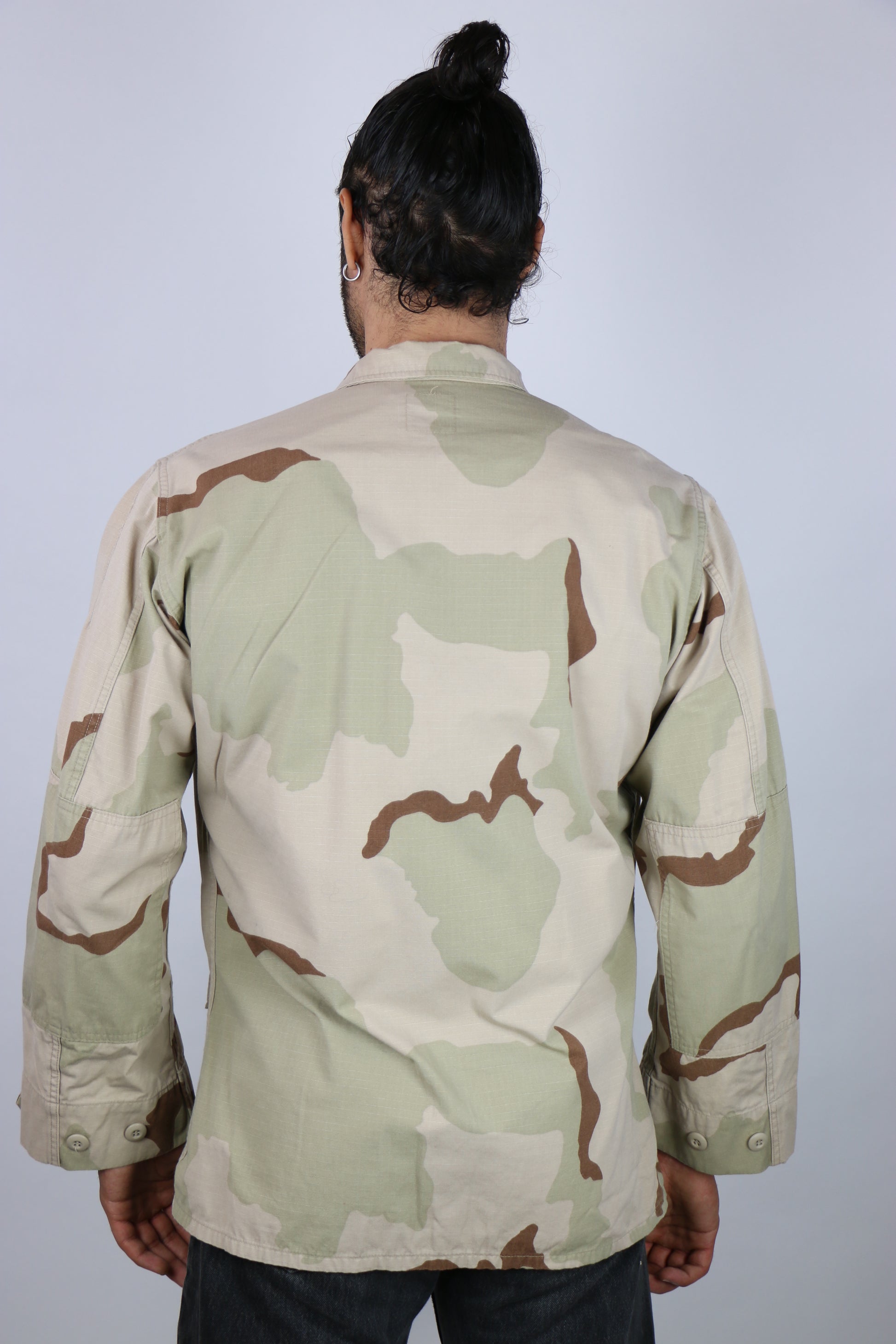 US Army Vintage Desert Camouflage Pattern Combat Jacket