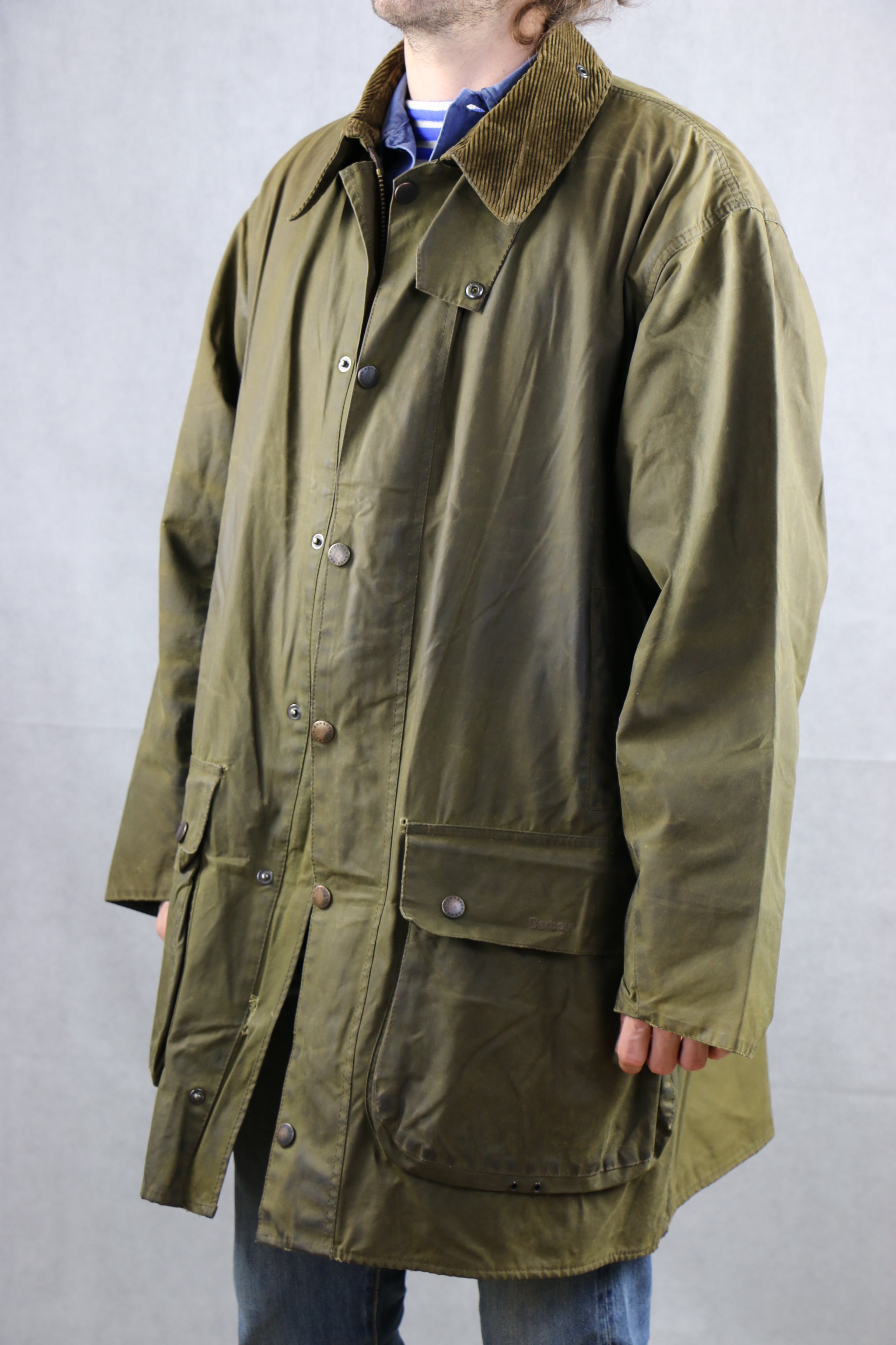 Barbour Classic Northumbria Wax Jacket ~ Vintage Store Clochard92.com