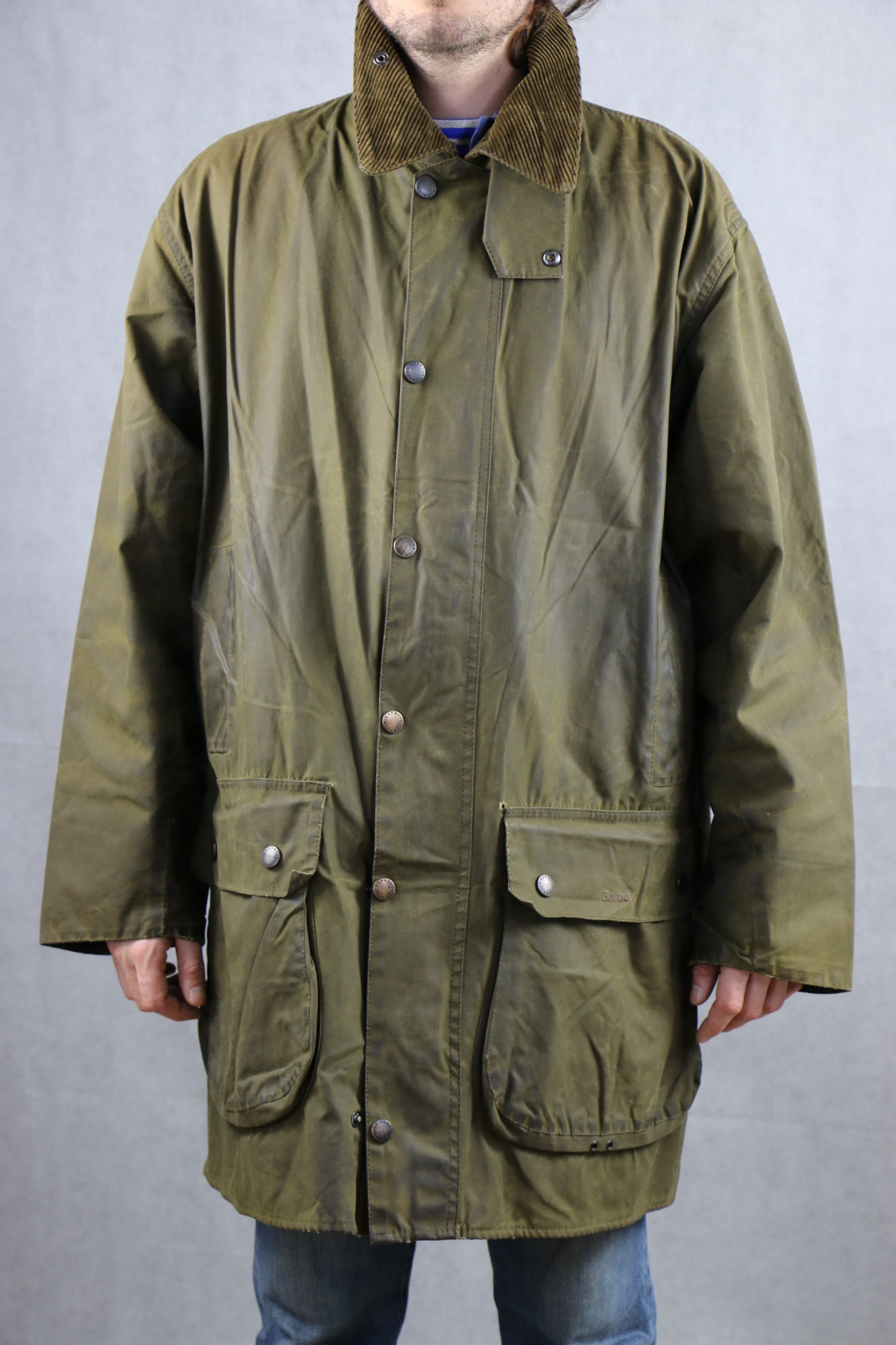 Barbour Classic Northumbria Wax Jacket ~ Vintage Store Clochard92.com