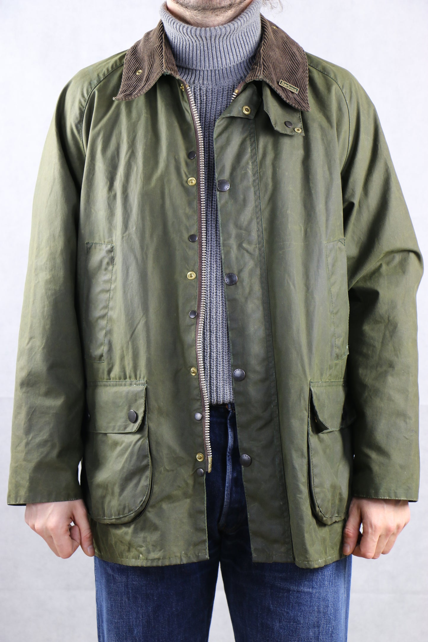 Barbour 'Bedale' C42 / 107CM Green - vintage clothing clochard92.com