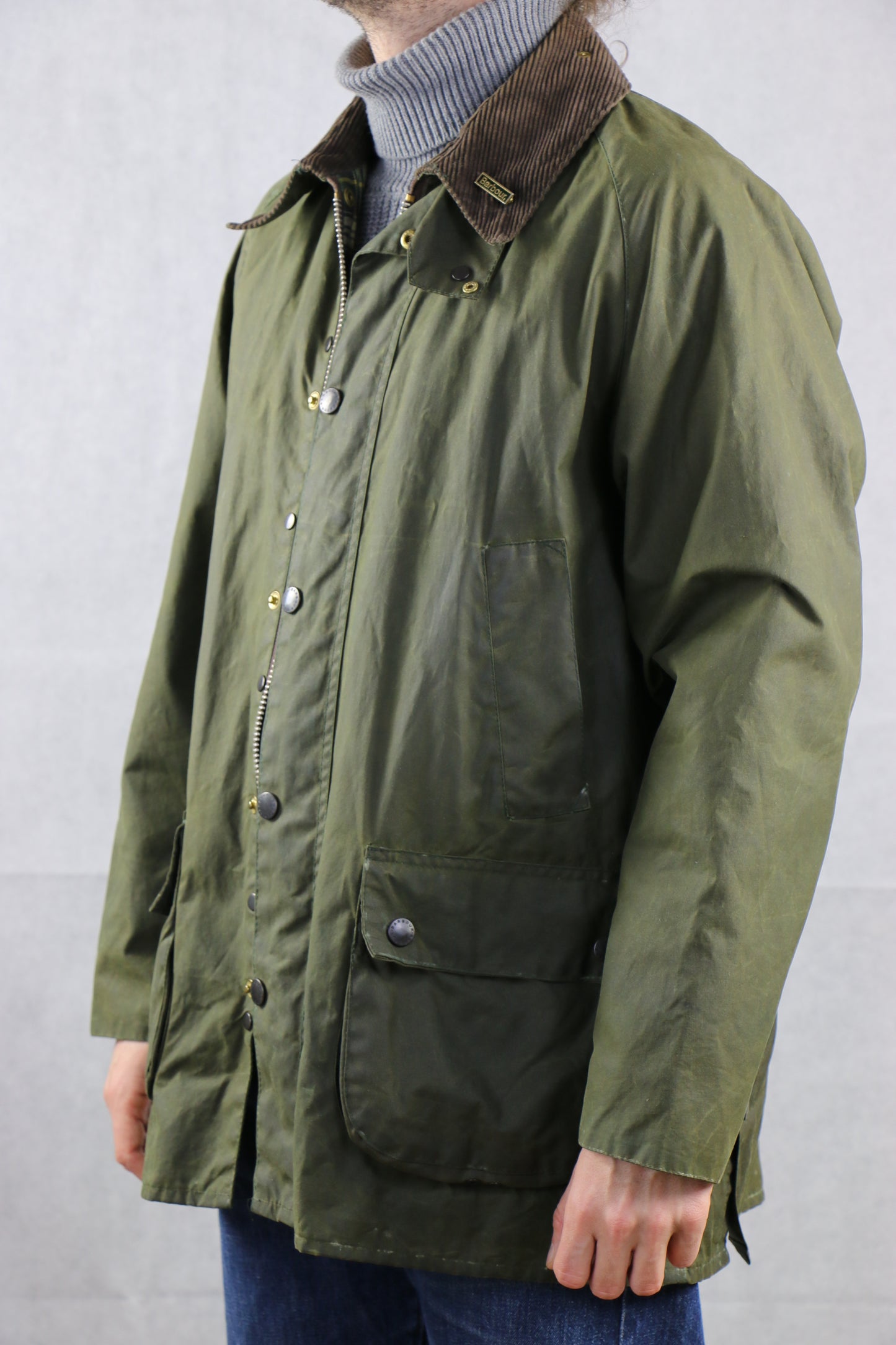 Barbour 'Bedale' C42 / 107CM Green - vintage clothing clochard92.com