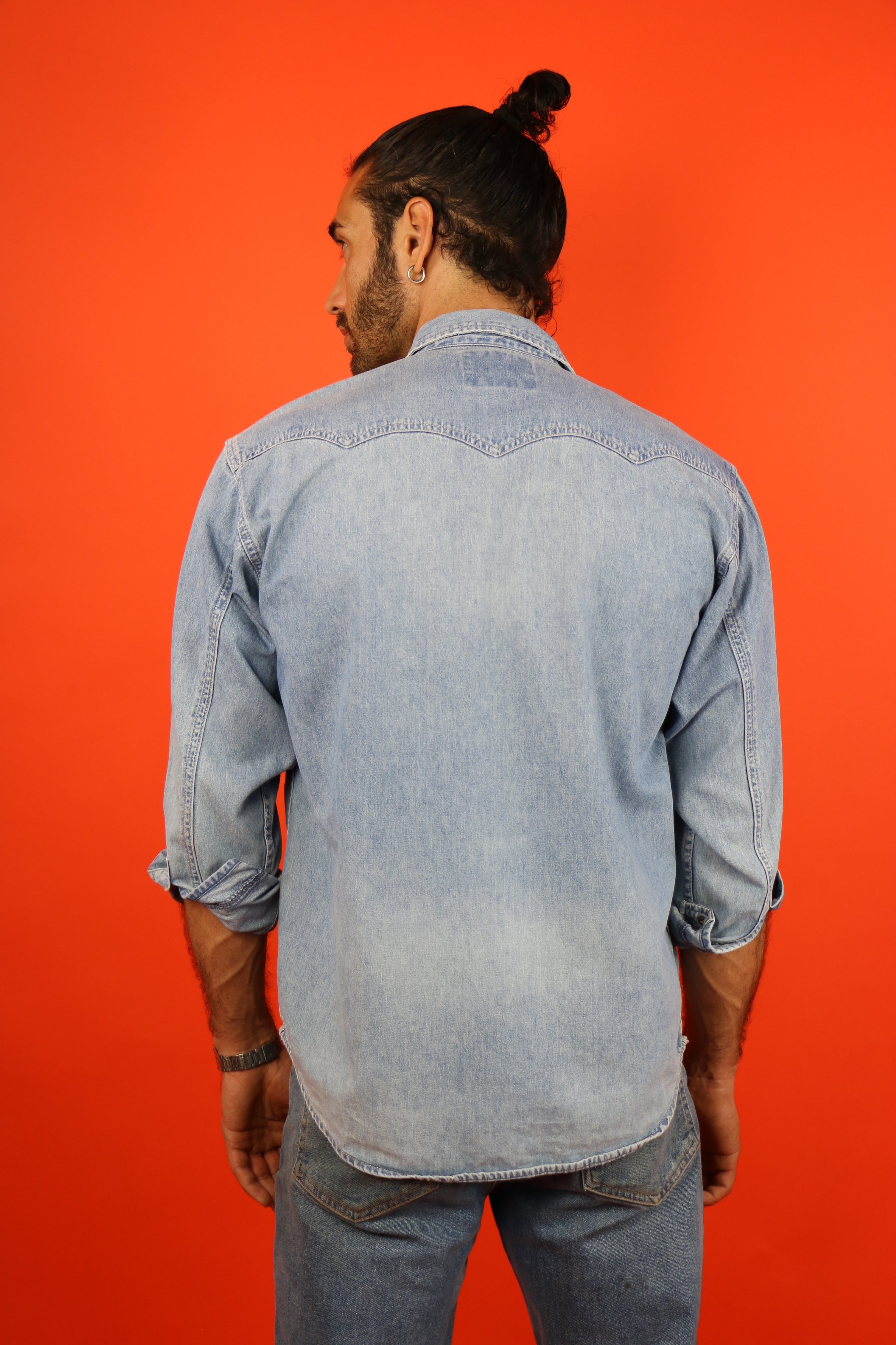 Levis Classic Denim Shirt Vintage Store Clochard92