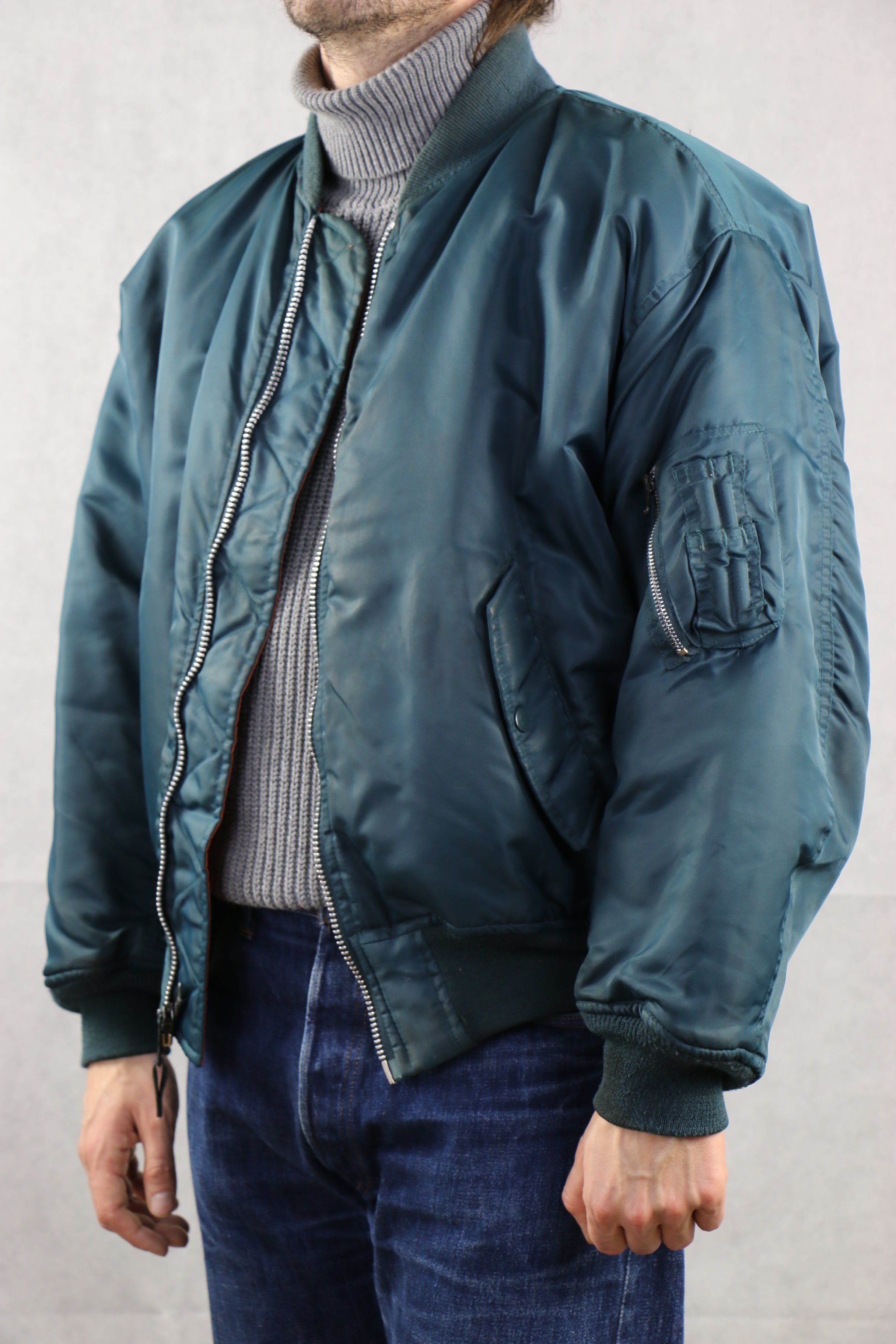 Delta Industries Bomber MA-1 ~ Vintage Store Clochard92.com