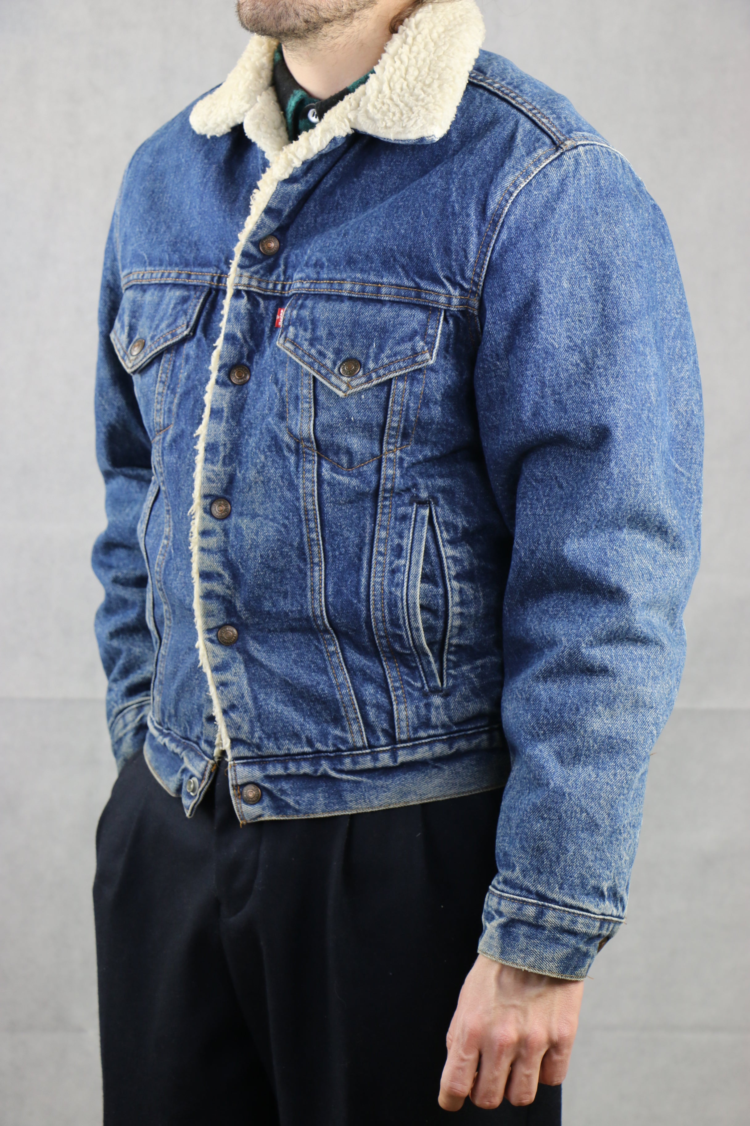 Levi's 'Red Tag' Made in U.S.A. Sherpa Denim Jacket '38R