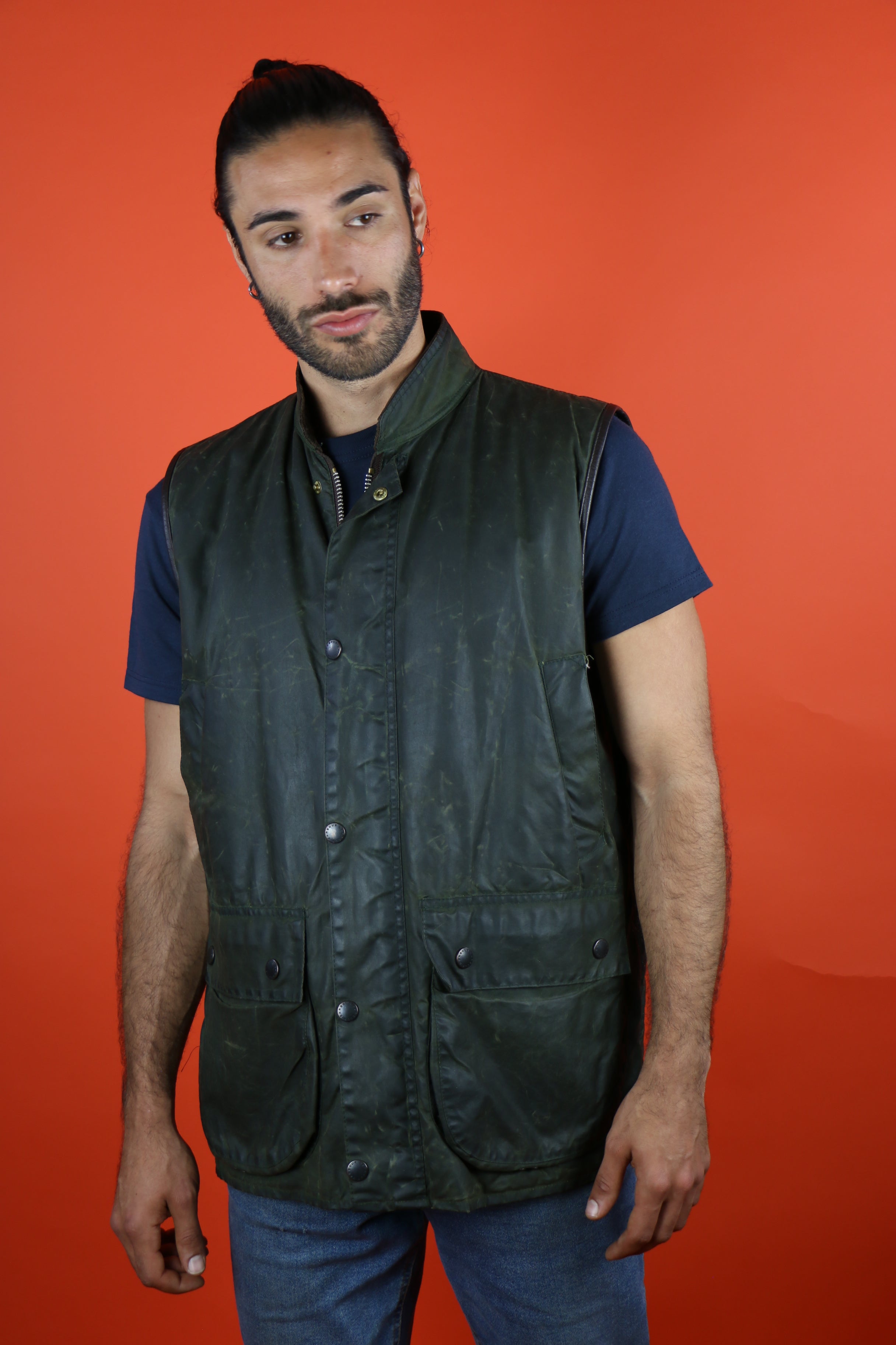 Barbour Westmorland Green Vest ~ Vintage Store Clochard92.com