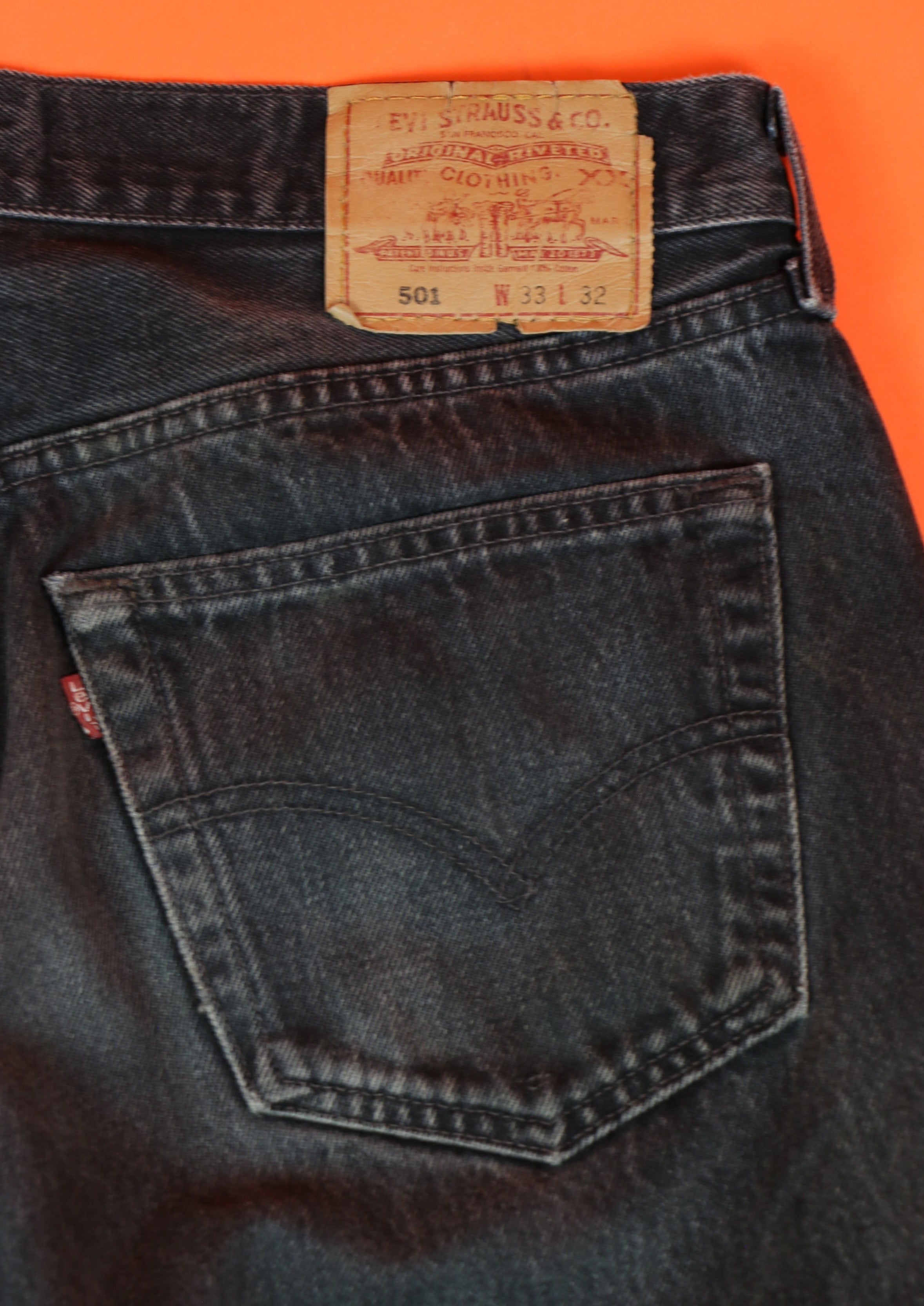 Levi's 501 Made in U.S.A. Jeans W33 L32 ~ Vintage Store Clochard92.com