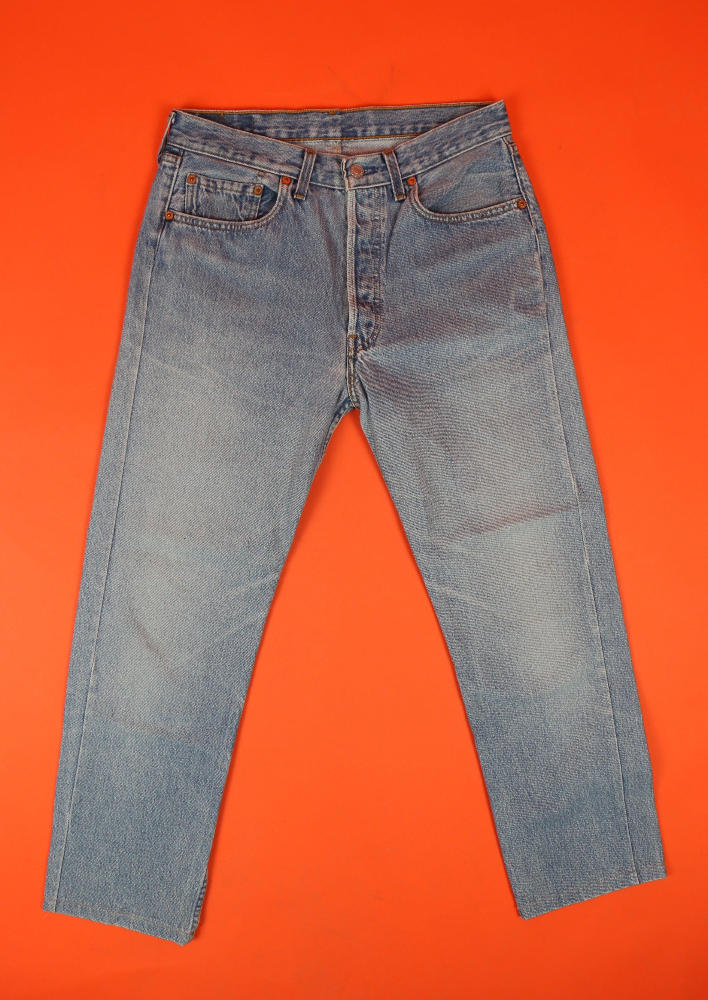 Levi's 501 Jeans Made in U.S.A. 'W32 L36' cropped ~ Vintage Store