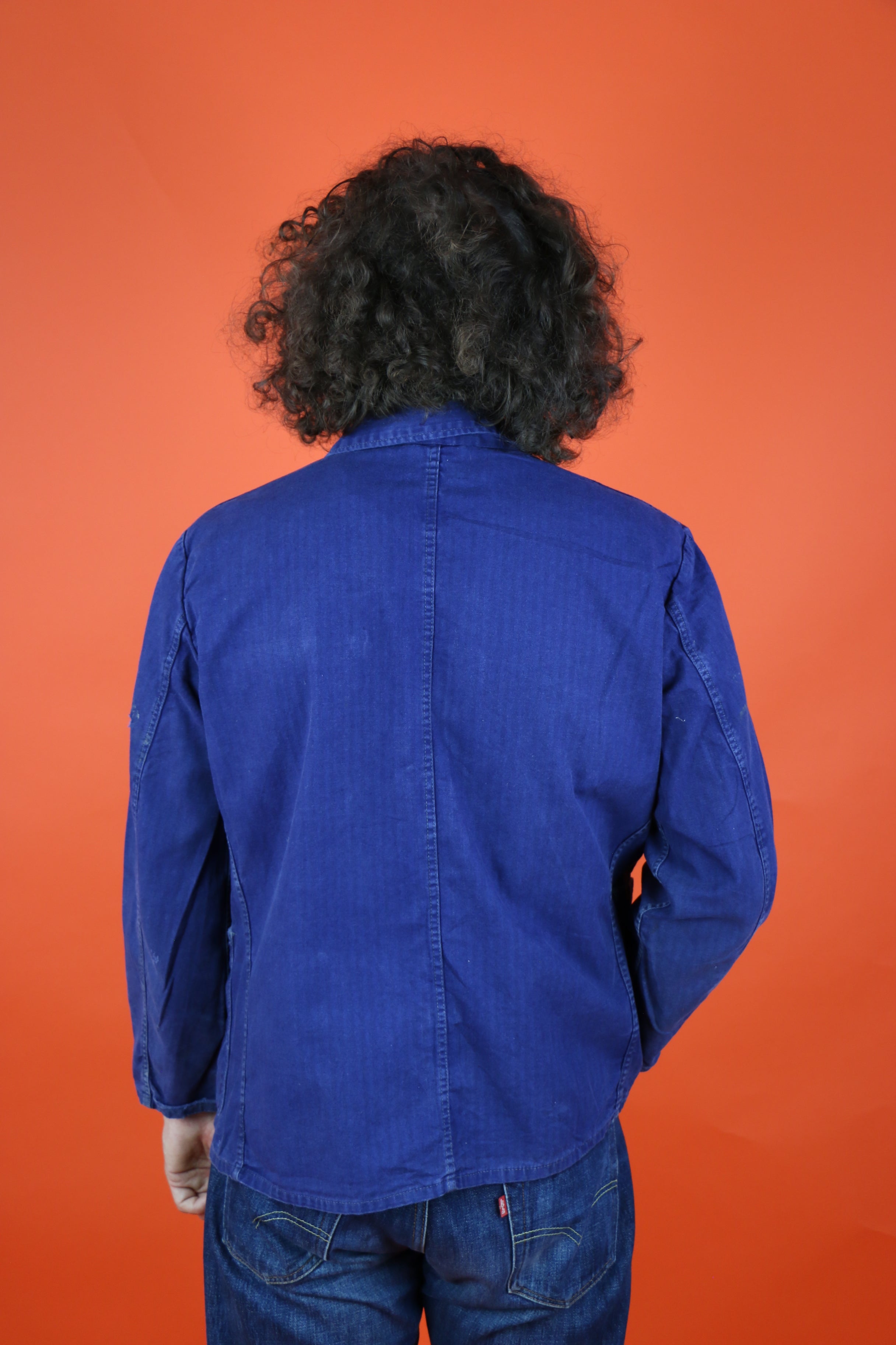 French Blue Work Jacket Sanfor ~ Vintage Store Clochard92.com