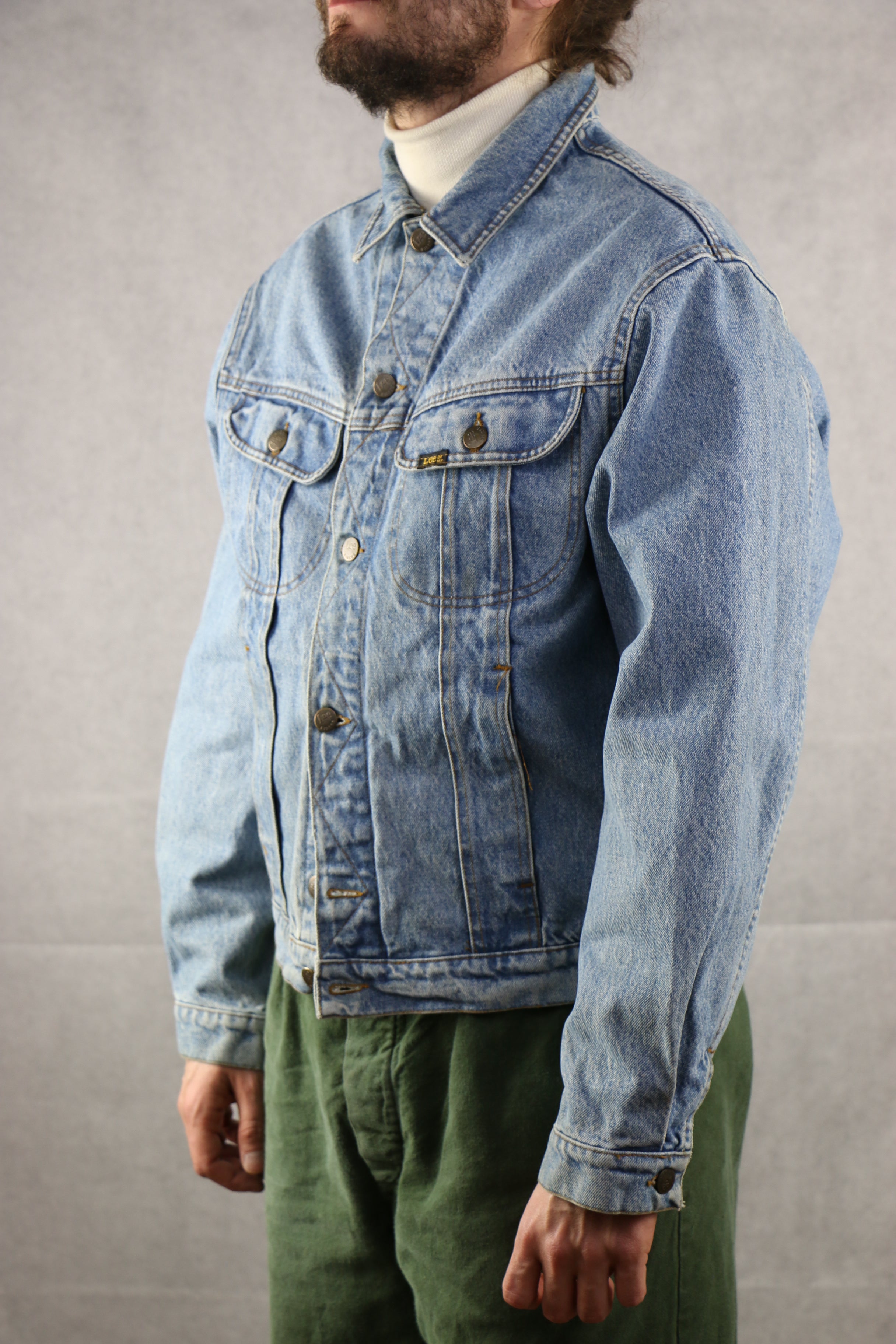 Lee Riders Denim Jacket Kansas USA ~ Vintage Store Clochard92.com