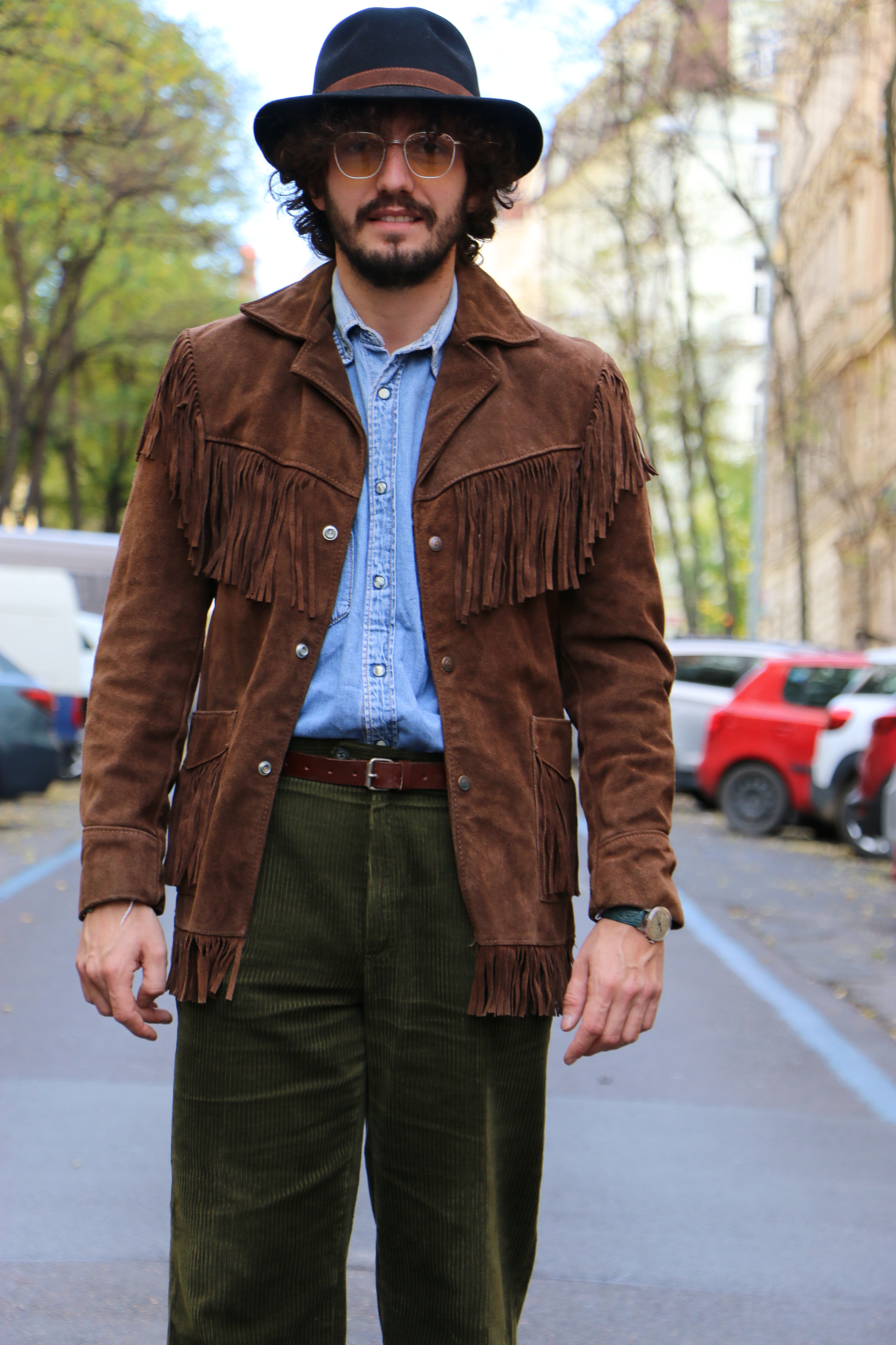 Mens western suede on sale jacket