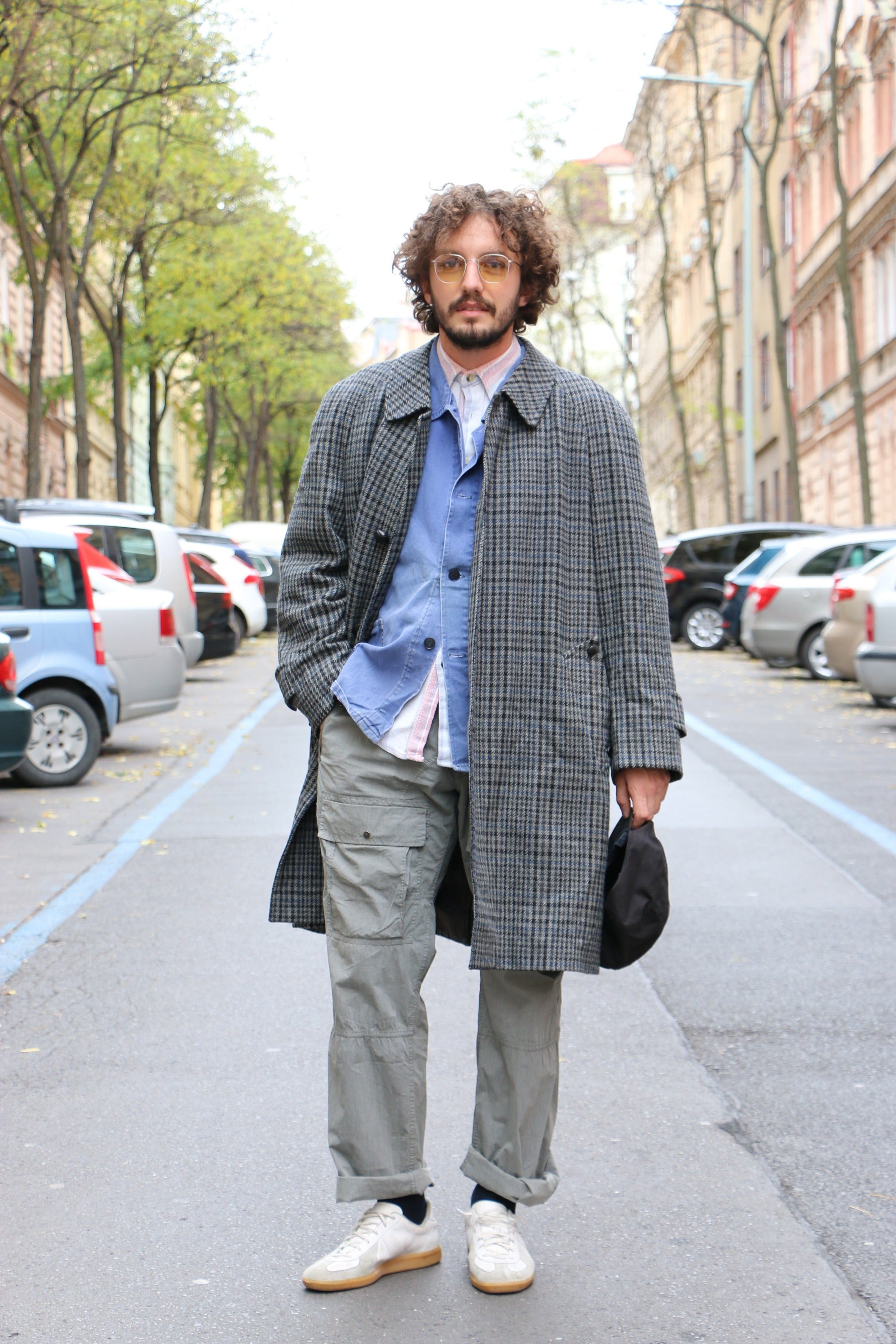 Aquascutum Checkered Wool Coat