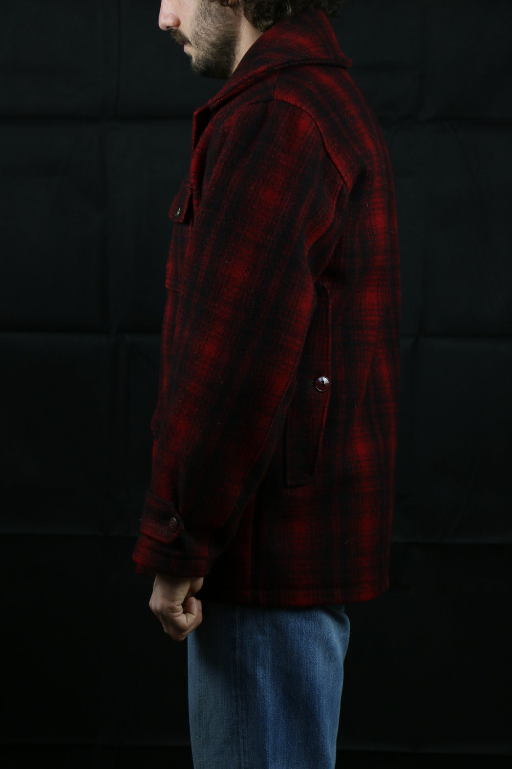 Red and black hot sale hunting jacket