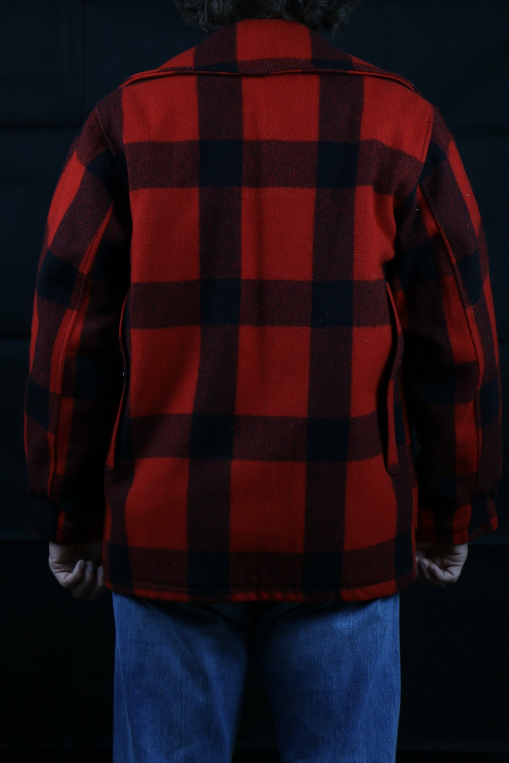 Woolrich Red and Black Plaid Jacket 60s ~ Vintage Store Clochard92.com