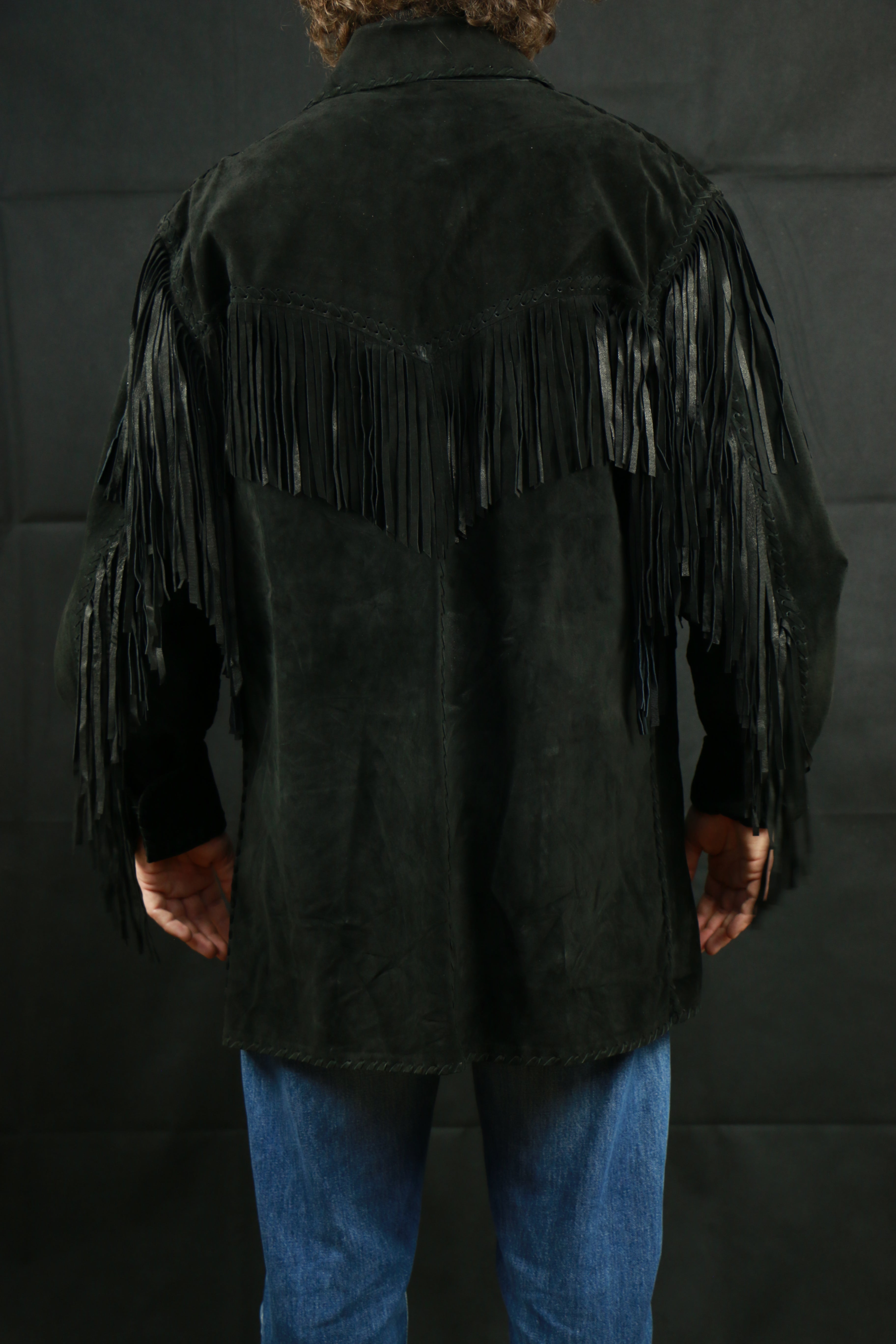 Suede western jacket on sale mens