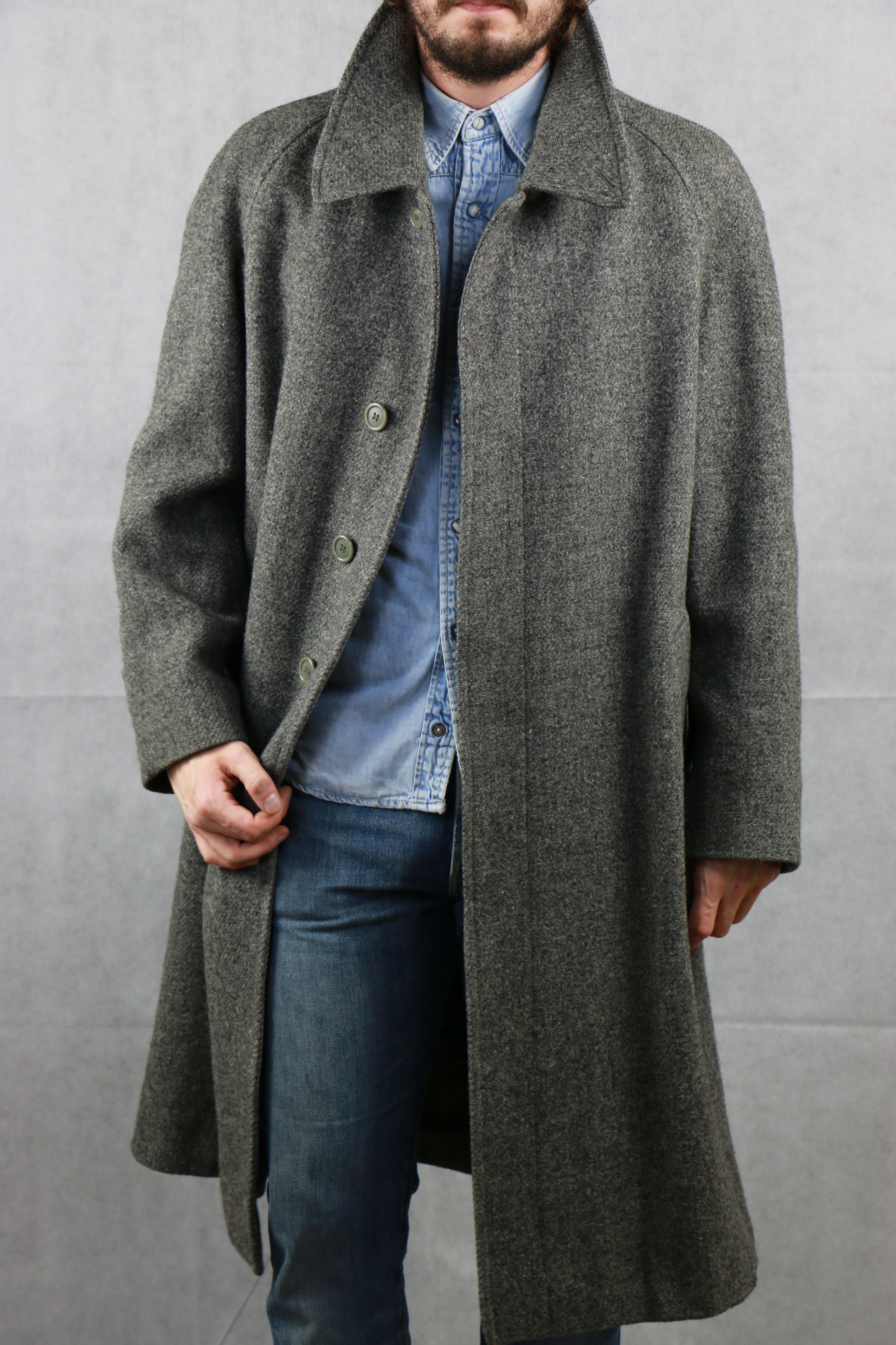 Burberrys' Harris Tweed Coat ~ Vintage Store Clochard92.com